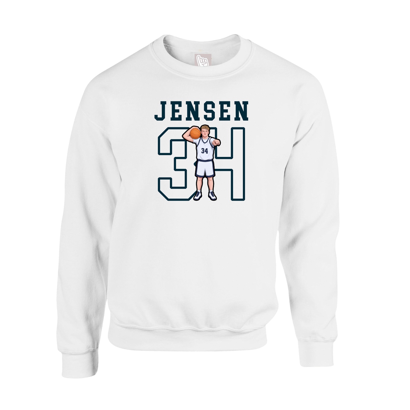 Fleece Crew — Shirsey in White
