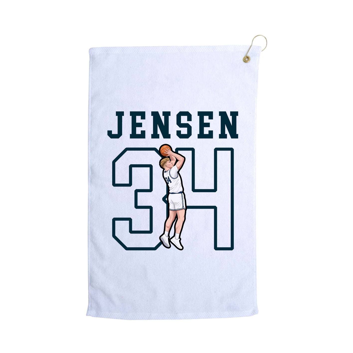 Golf Towel — Shirsey in White