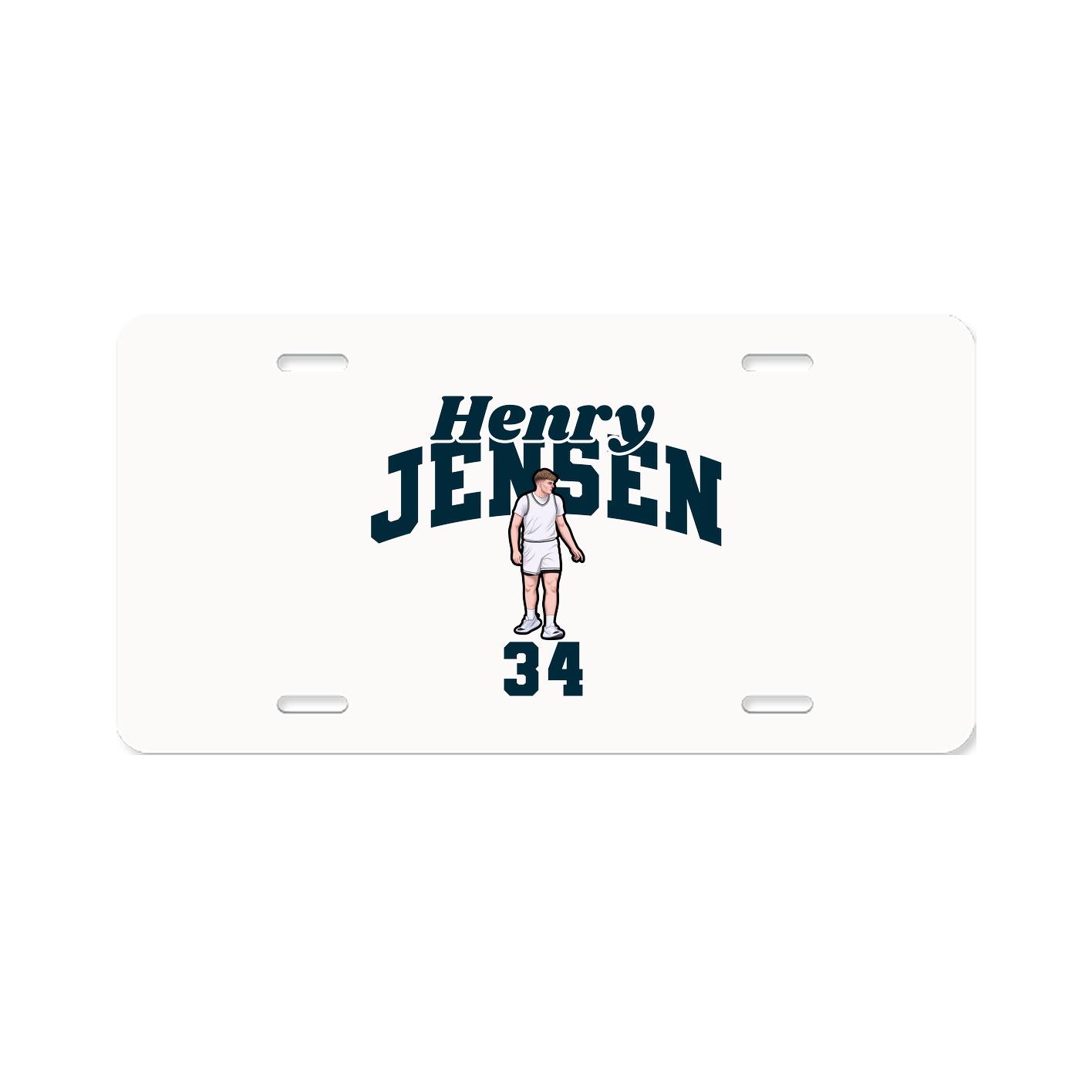 License Plate — Signature Arch in Classic