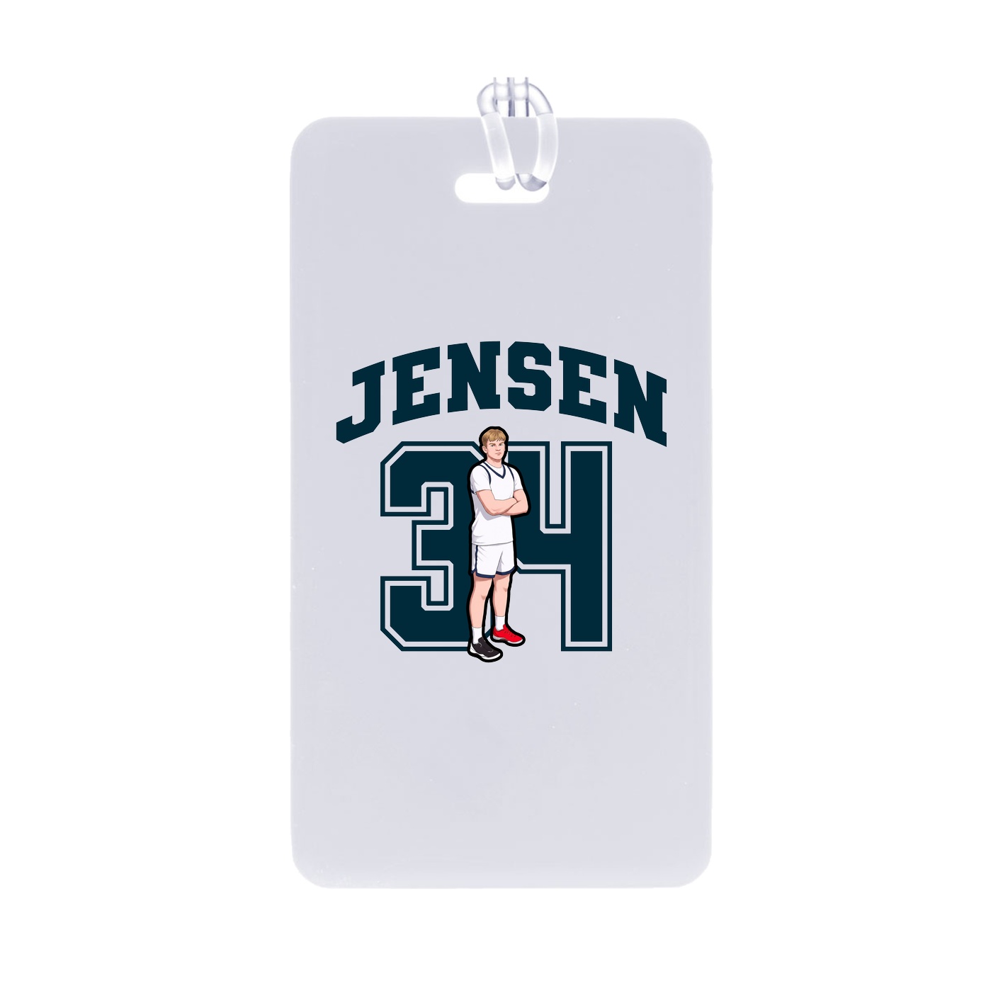 Bag Tag — Number in Classic