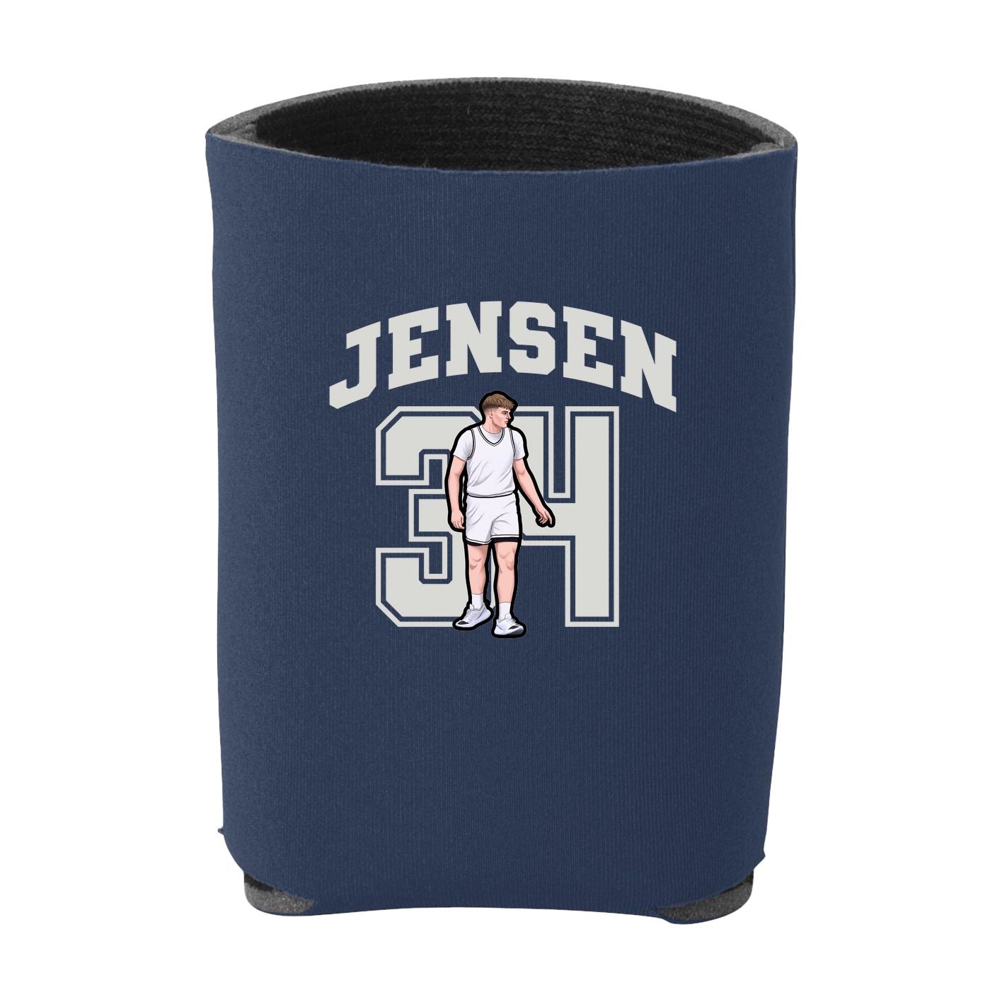 Can Holder — Number in Navy