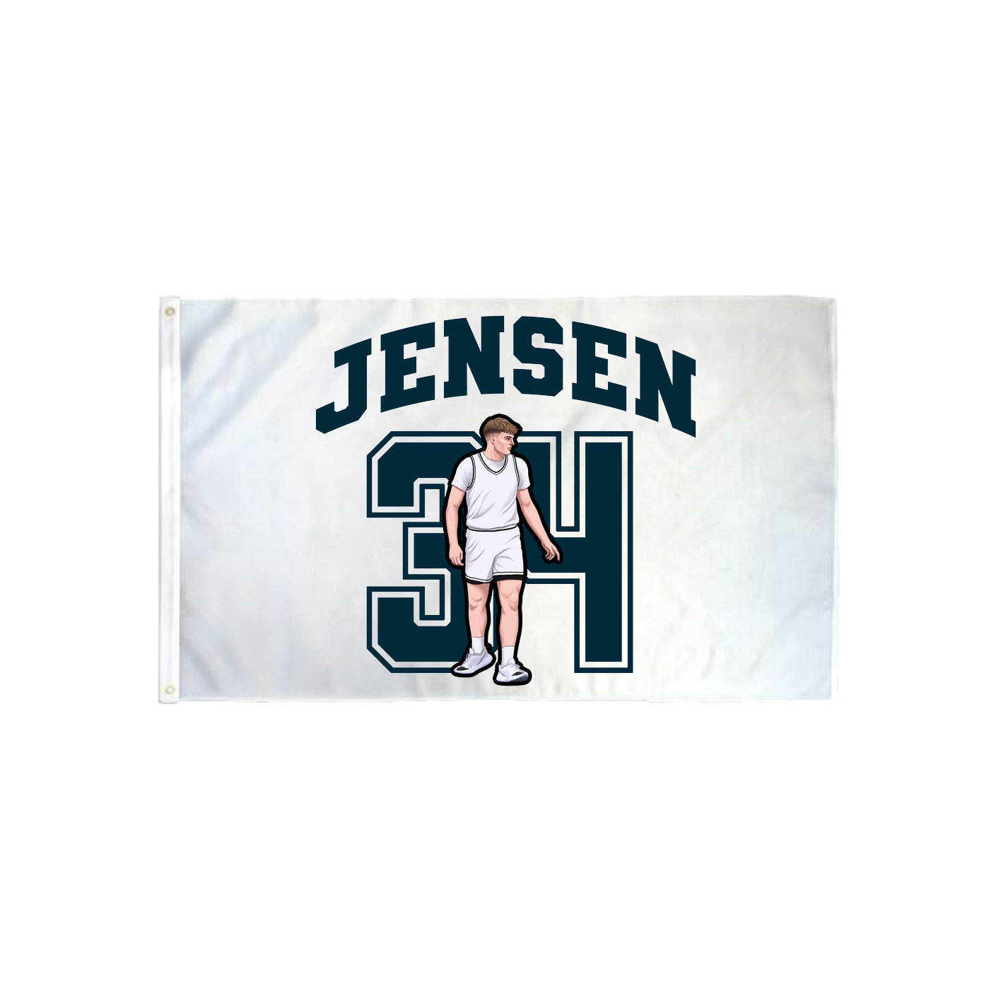 3x5 Flag — Number in Classic