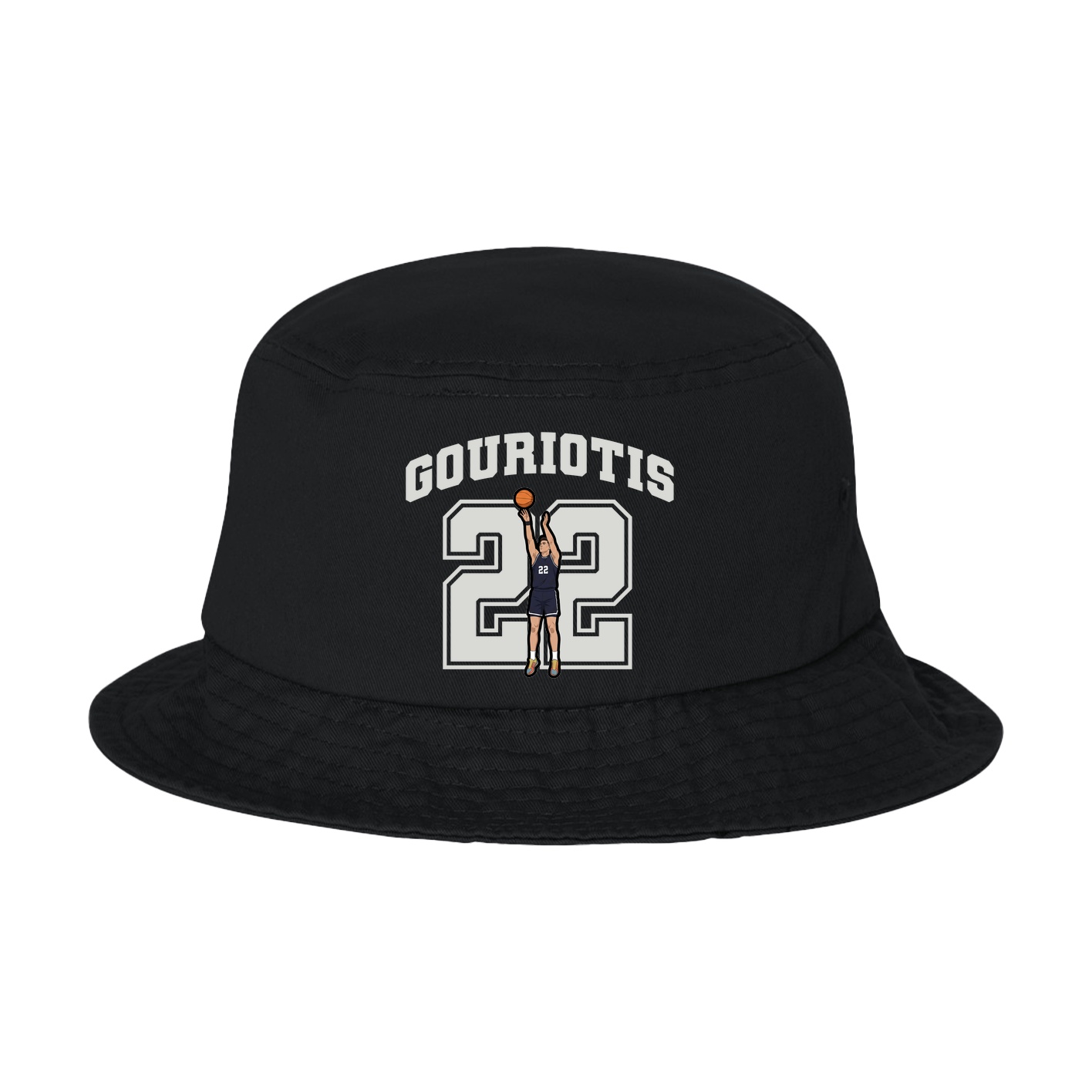 Bucket Cap — Number in Black