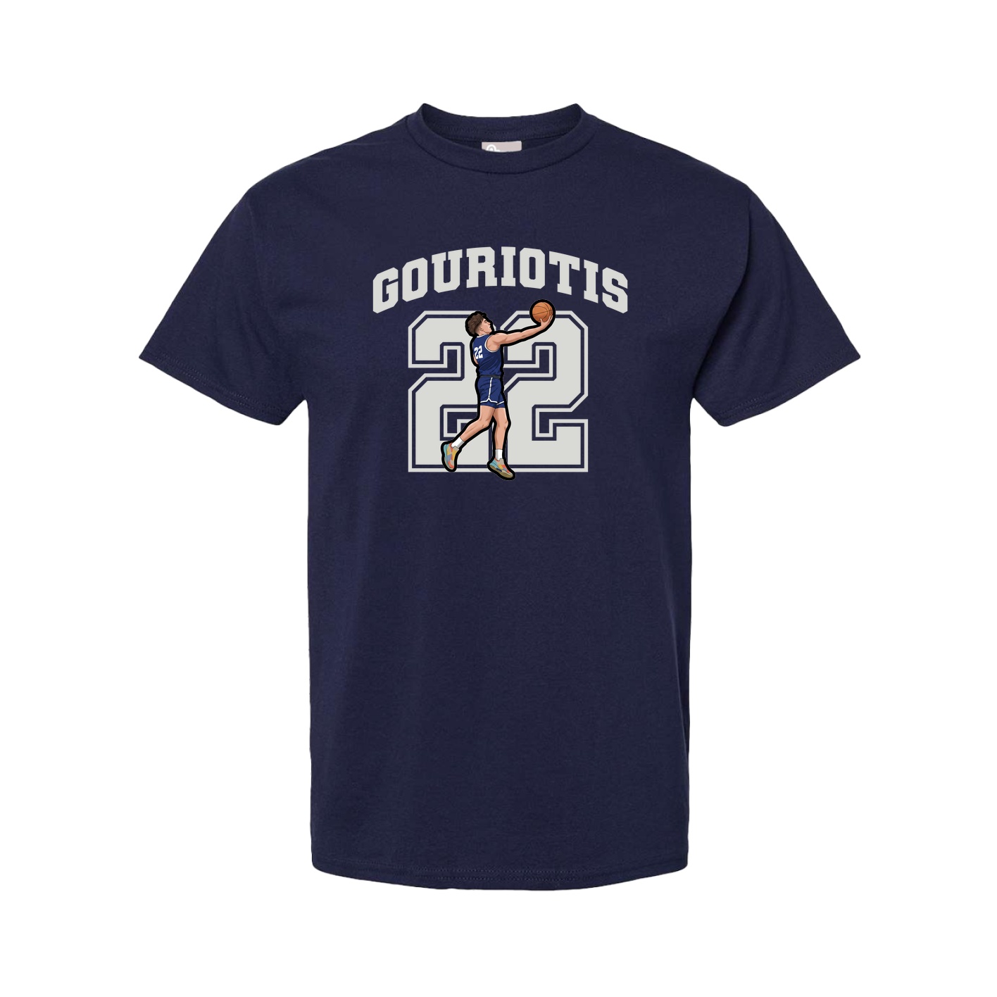Tee — Number in Navy