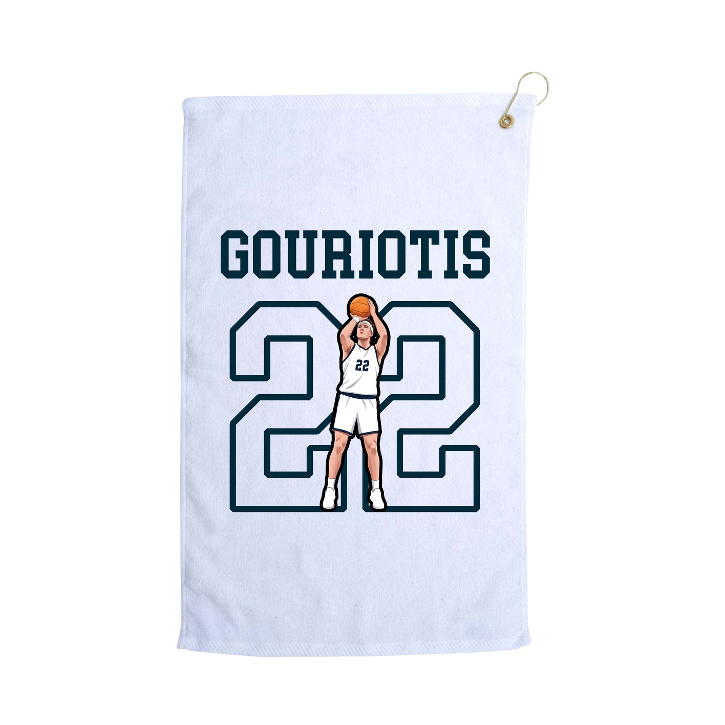 Golf Towel — Shirsey in White