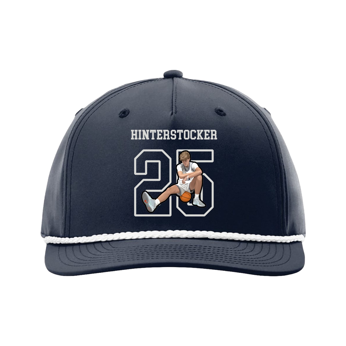 Five-Panel Classic Rope Cap — Shirsey in Navy