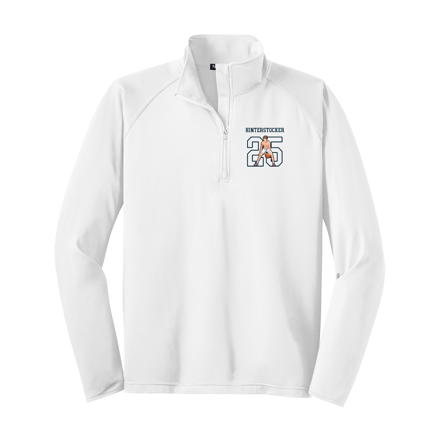 Q-Zip Pullover — Shirsey in White