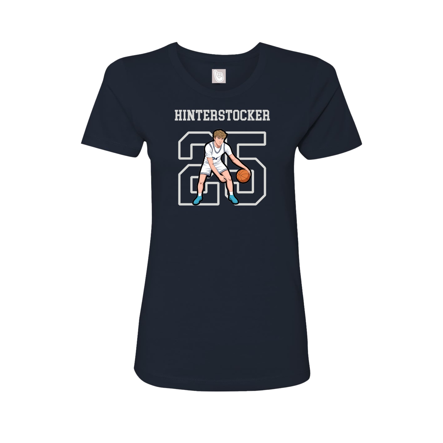 Fitted Women's Tee — Shirsey in Navy