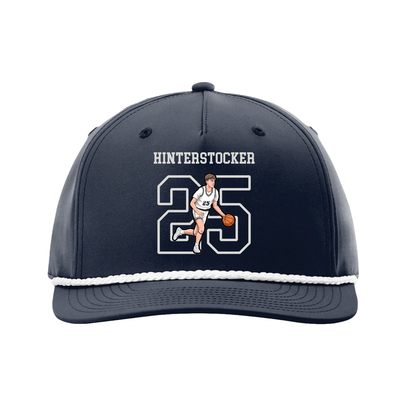 Five-Panel Classic Rope Cap — Shirsey in Navy