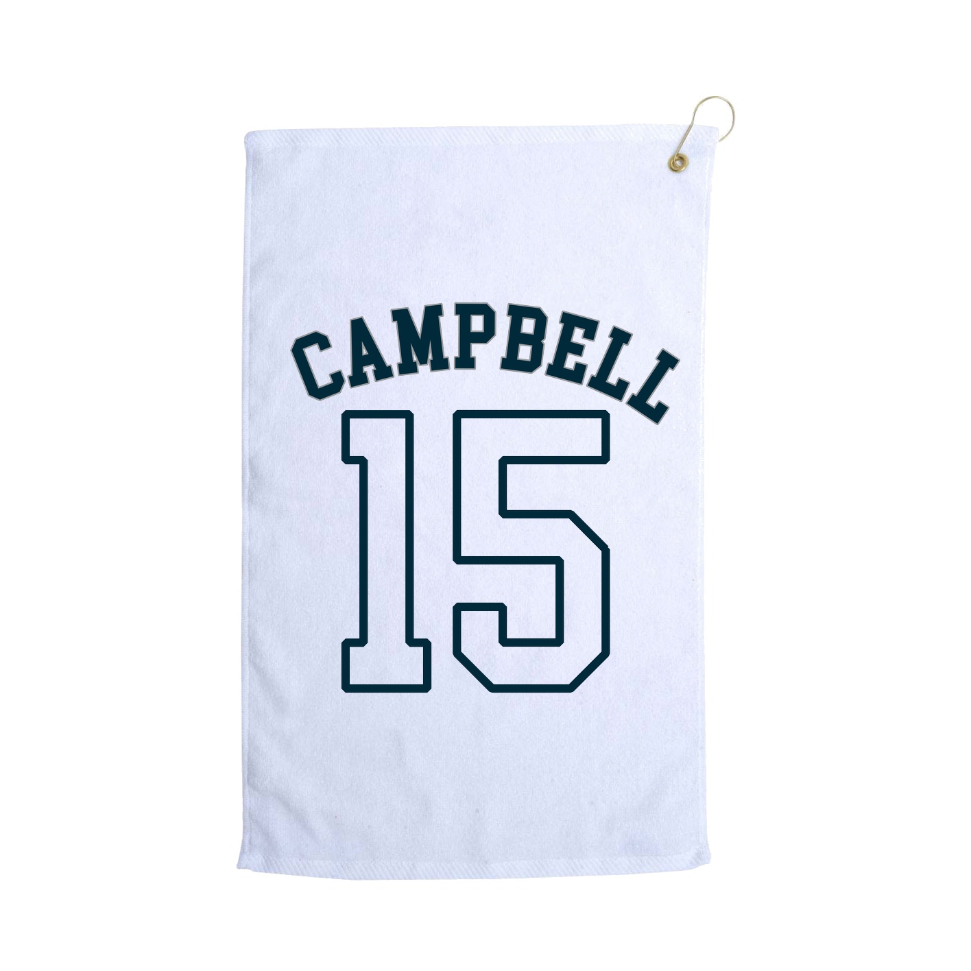 Golf Towel — Shirsey Arch in White