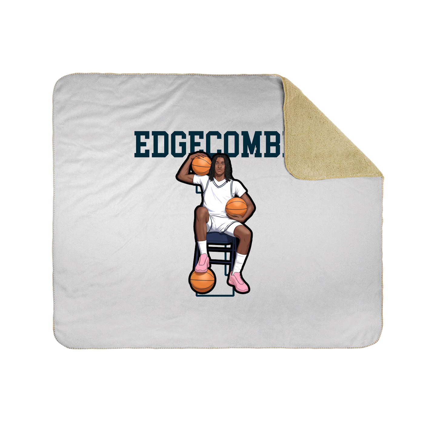 50x60 Sherpa Lined Throw Blanket