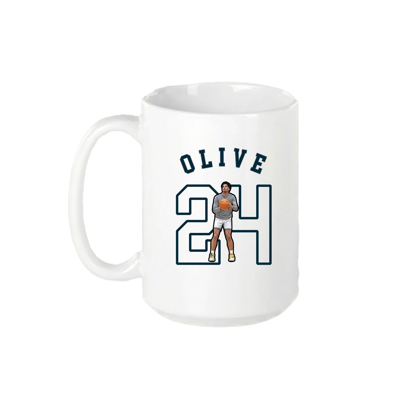 15oz Coffee Mug — Shirsey Arch in White