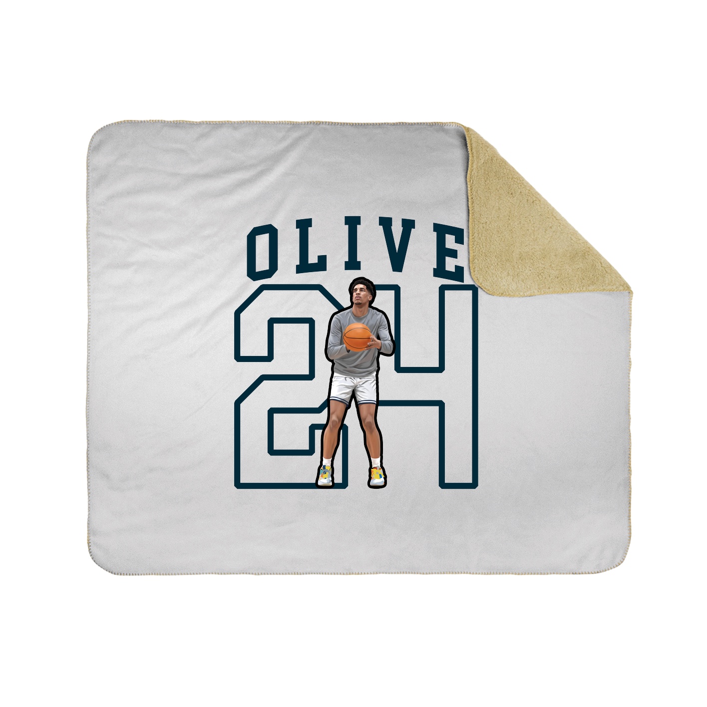 Throw Blanket — Shirsey in White