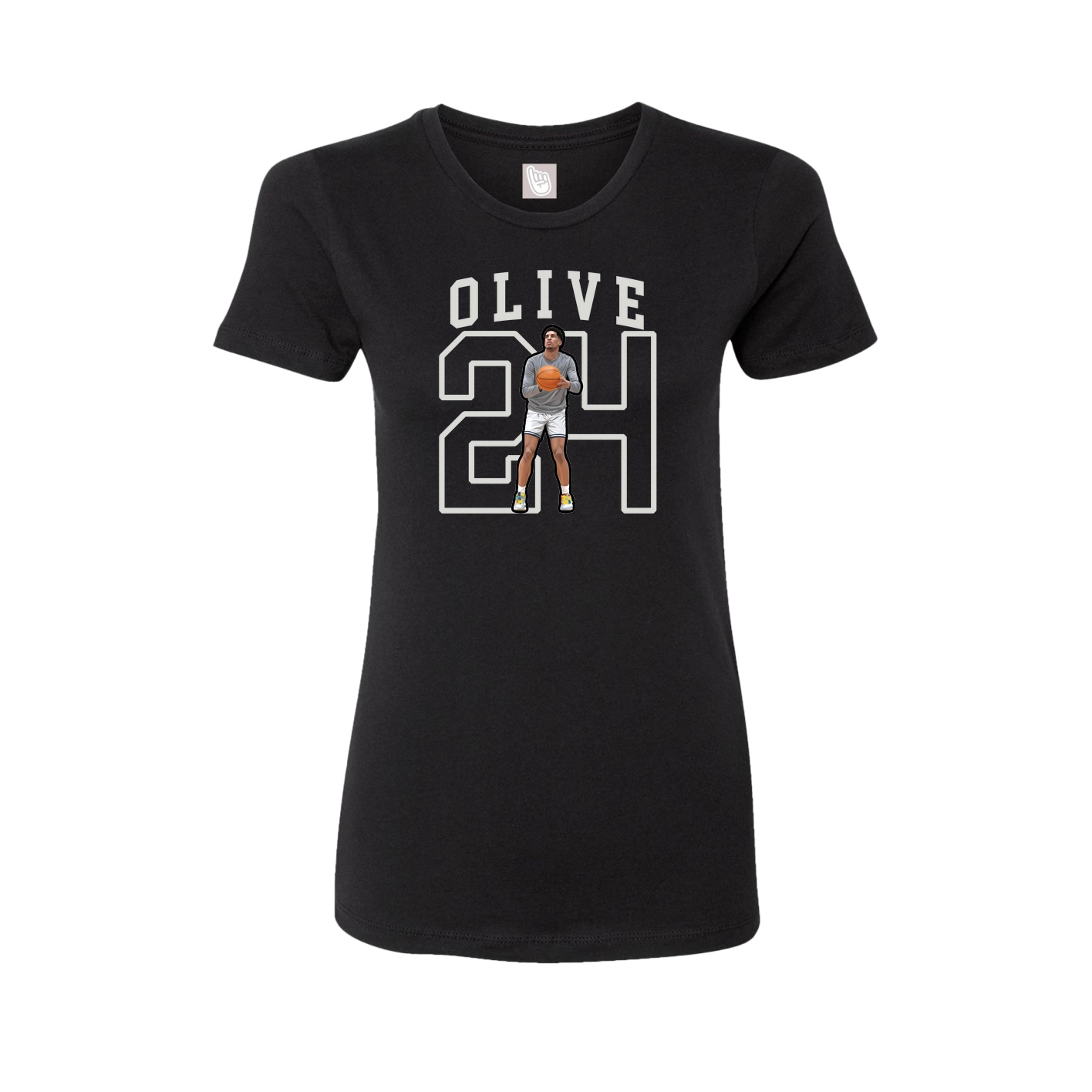 Fitted Women's Tee — Shirsey in Black