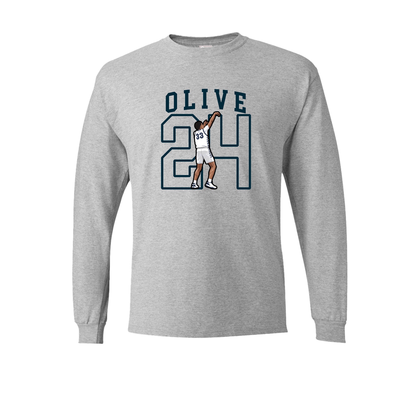 Long Sleeve Tee — Shirsey in Grey