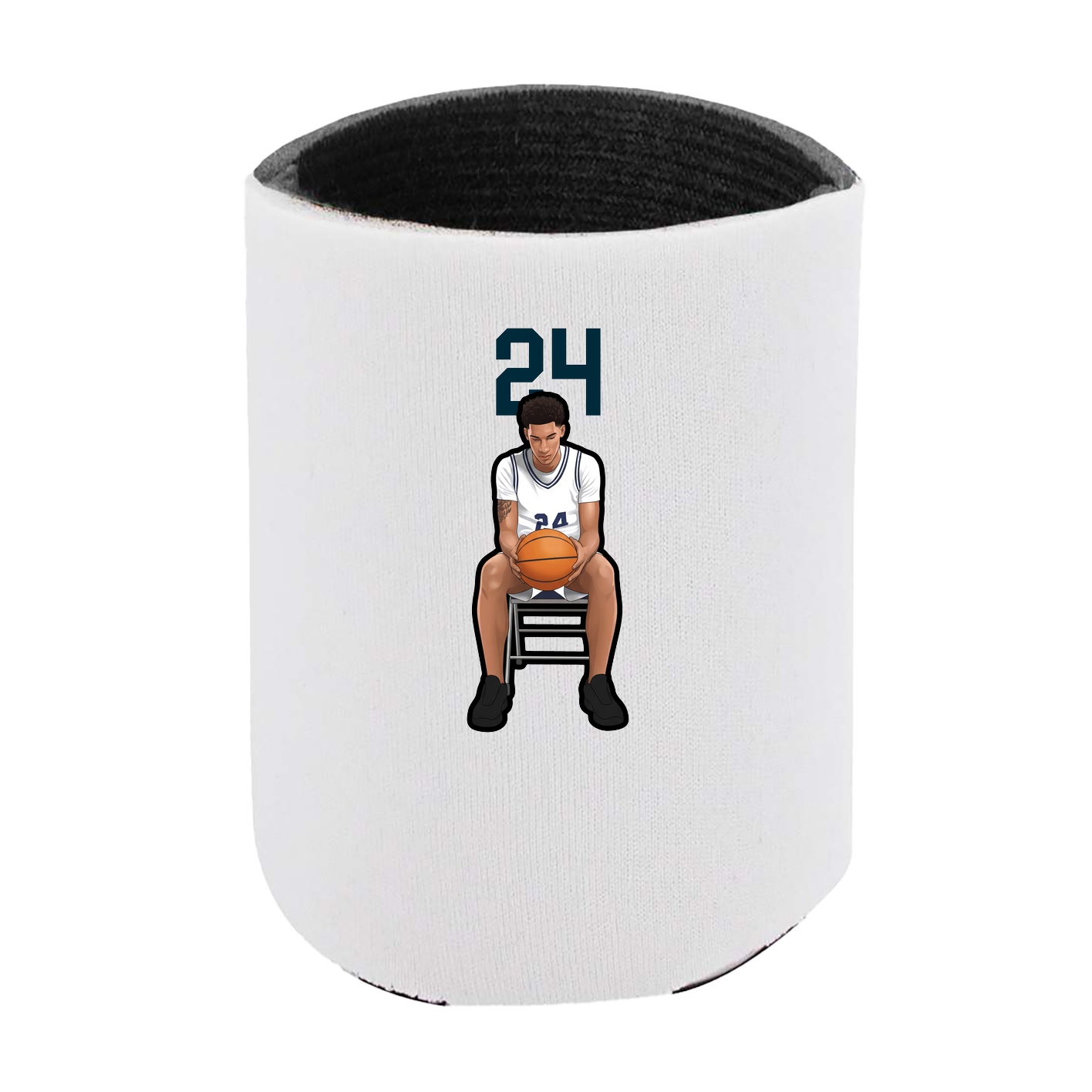 Can Holder — Number Top in White