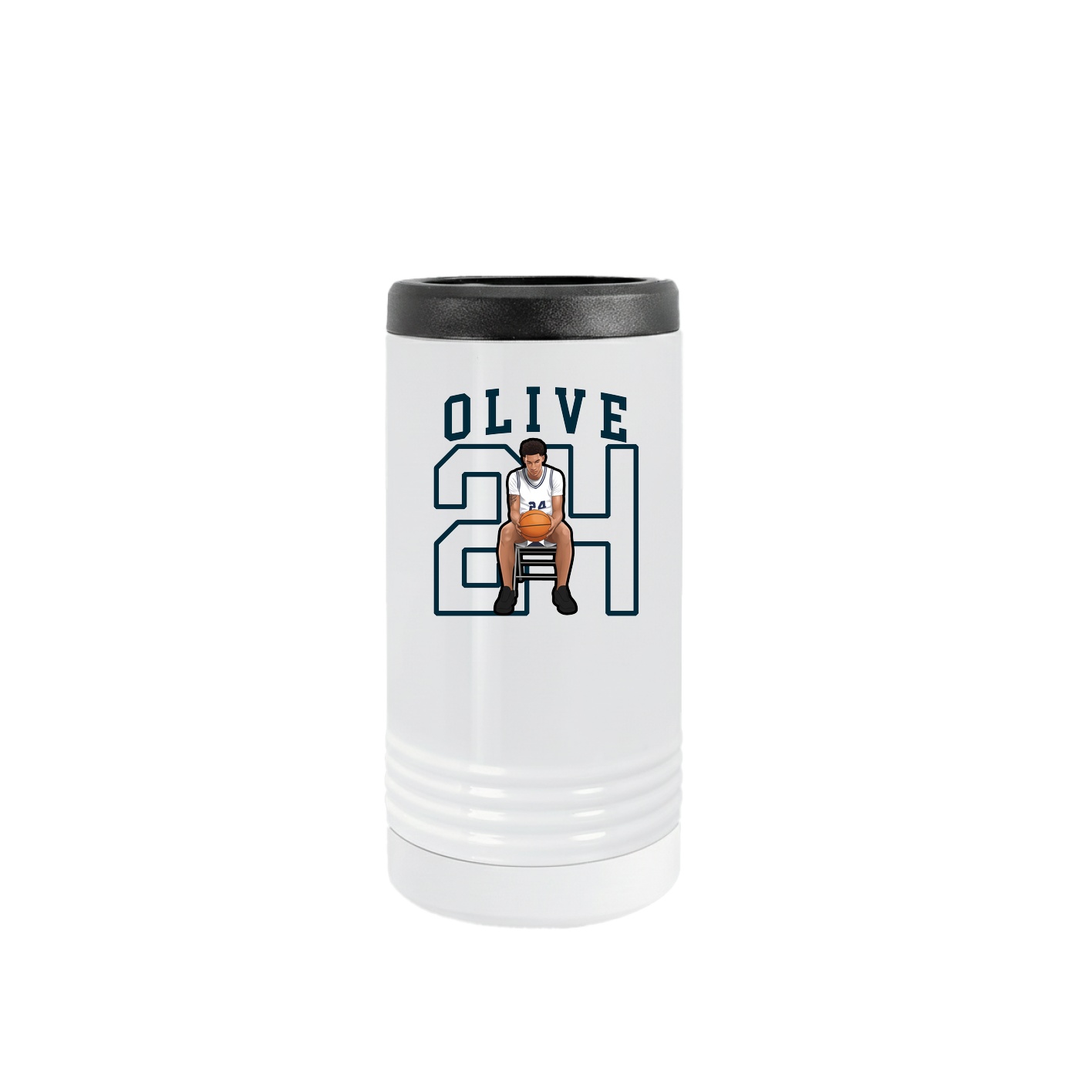 Slim Beverage Holder — Shirsey in White