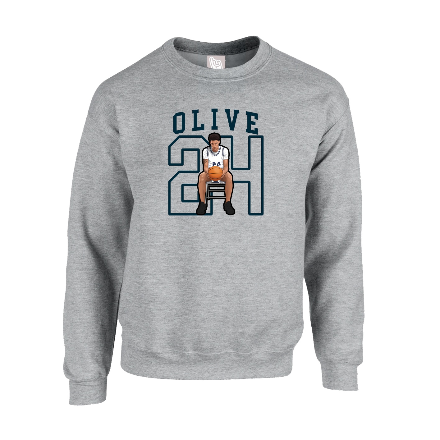 Fleece Crew — Shirsey in Grey