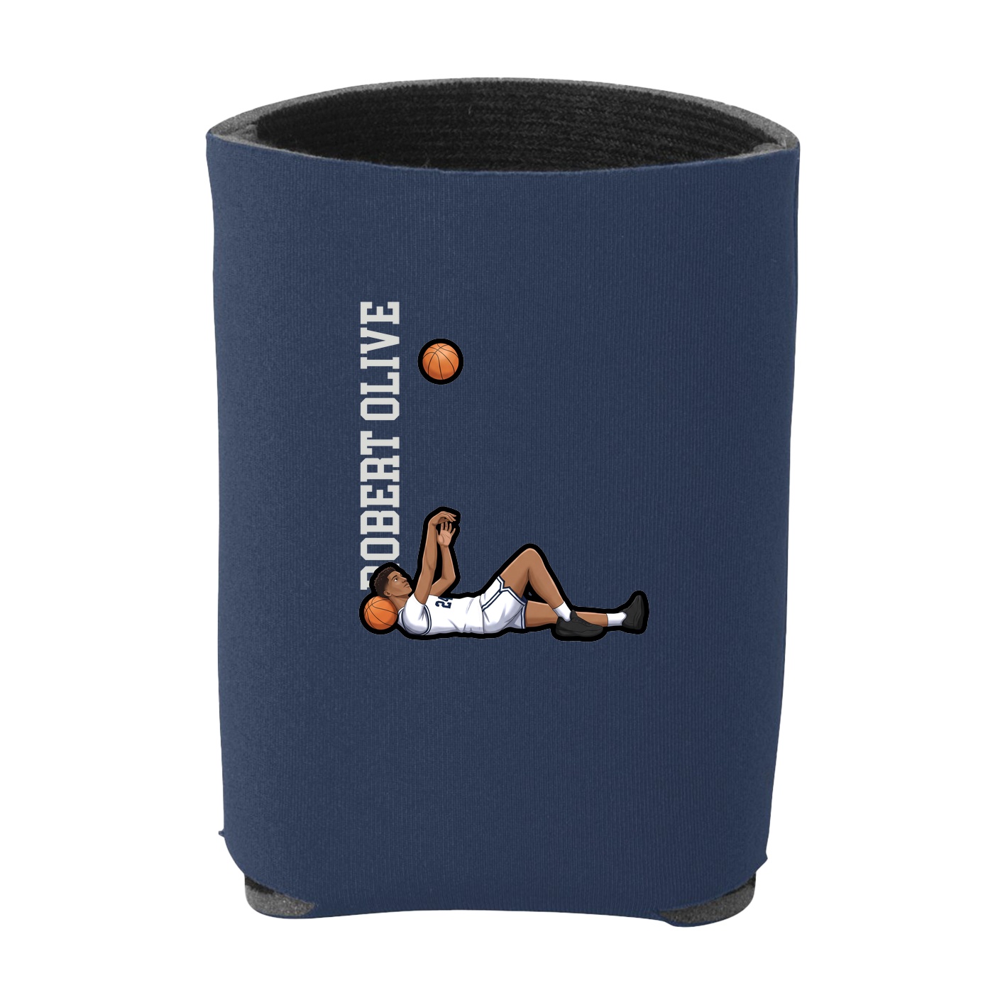 Can Holder — Name Vertical in Navy