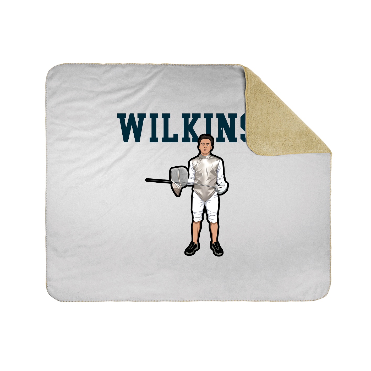 Throw Blanket — Shirsey in White