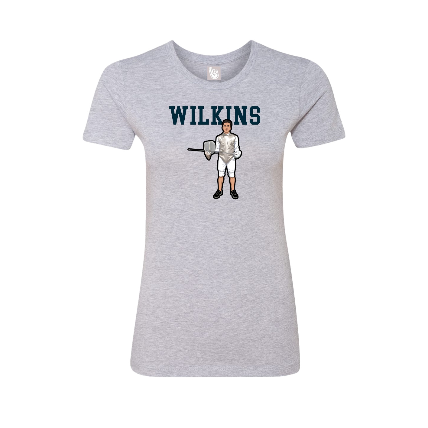 Fitted Women's Tee — Shirsey in Grey