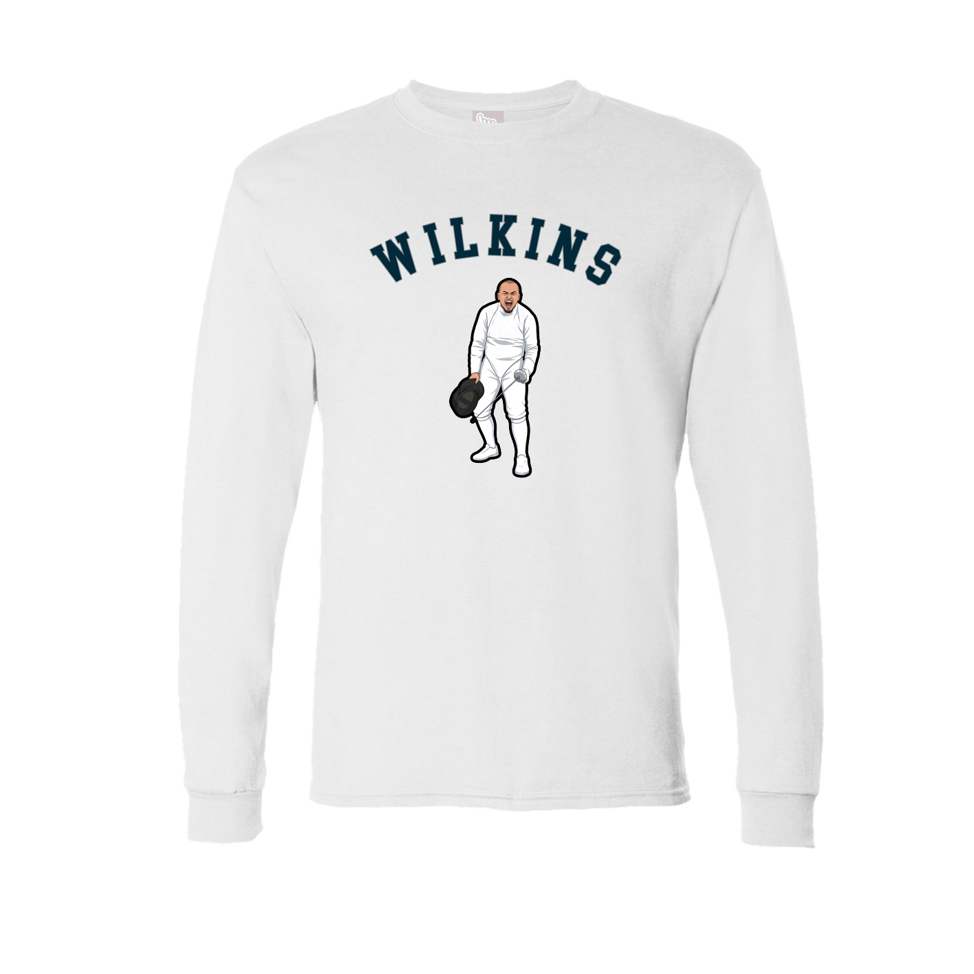 Long Sleeve Tee — Shirsey Arch in White