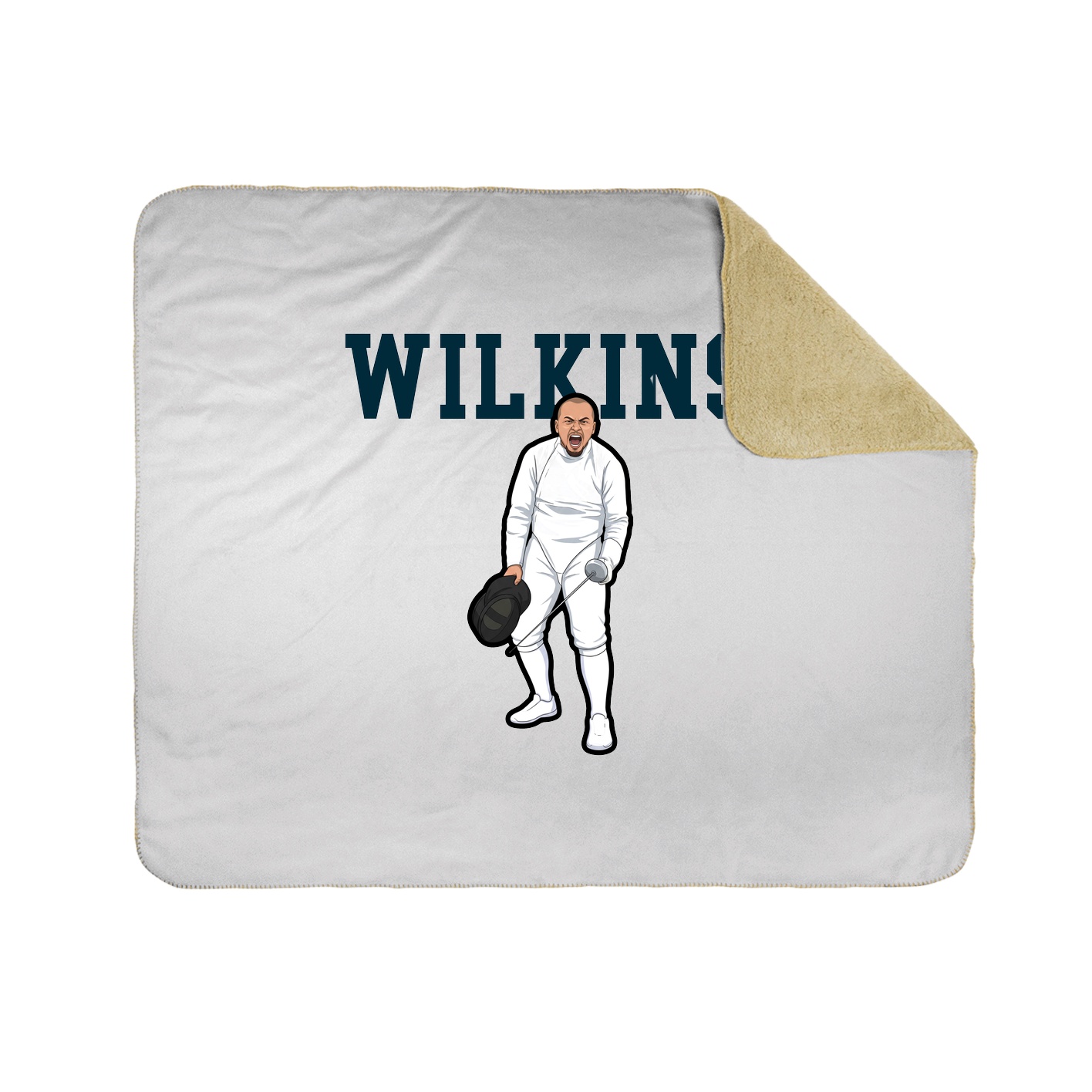 Throw Blanket — Shirsey in White