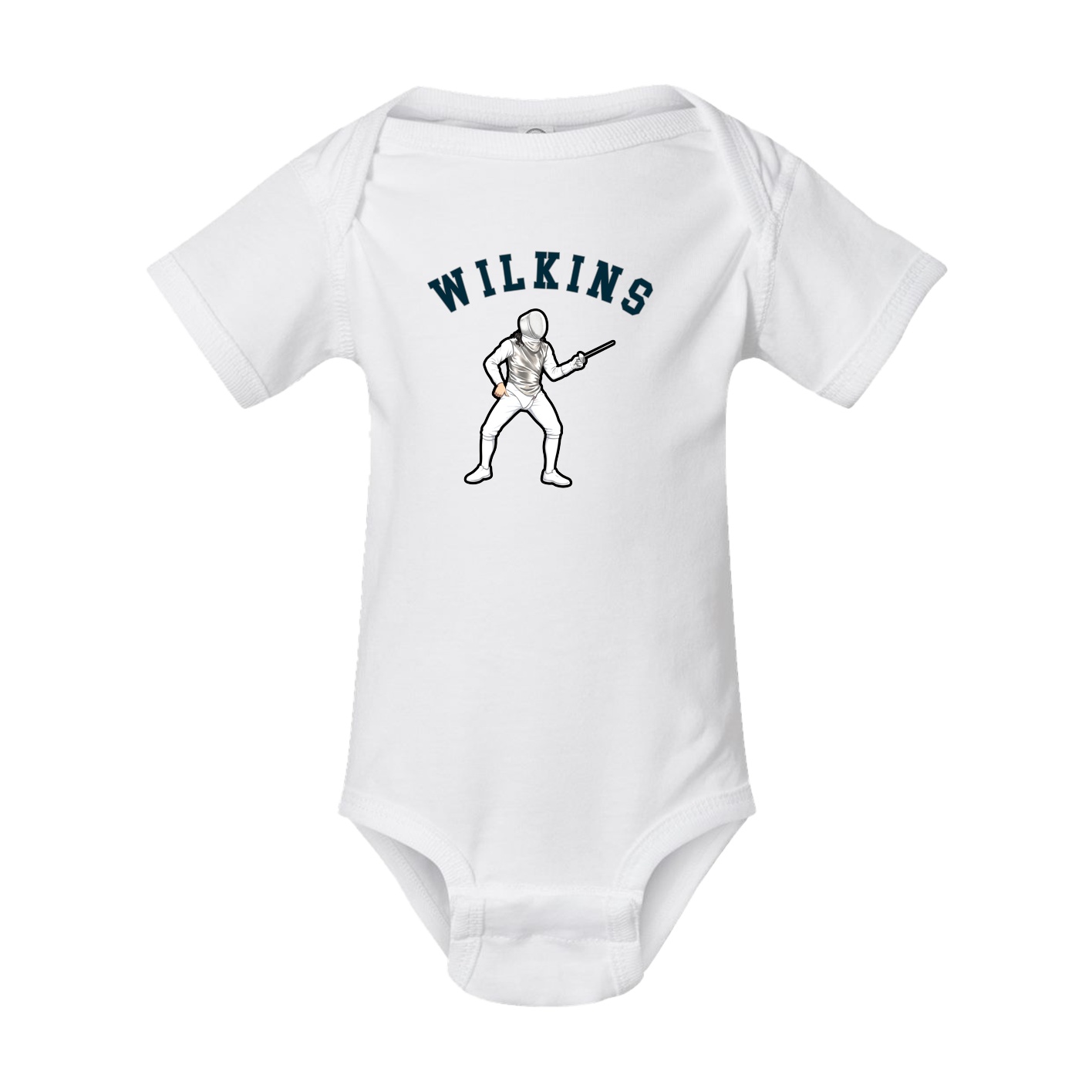 Baby Onesie — Shirsey Arch in White