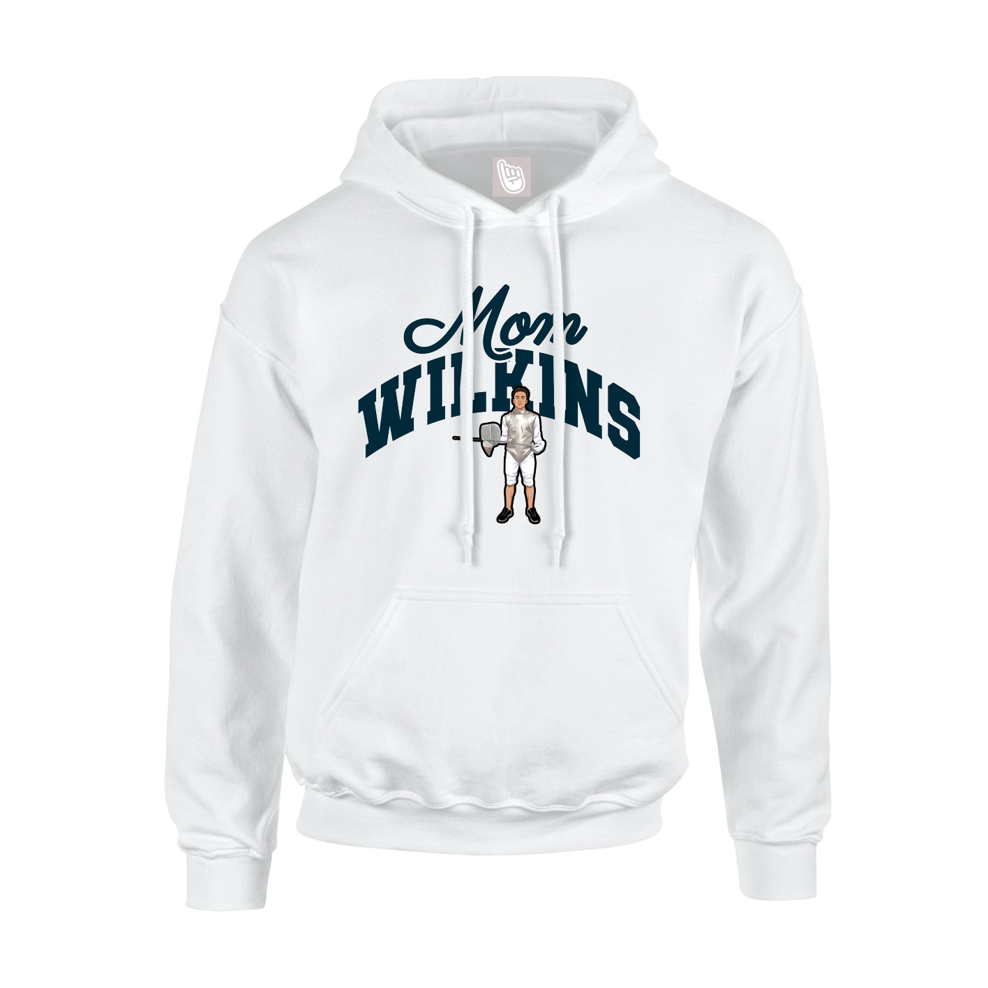 Hoodie — Mothers Day Arch in White