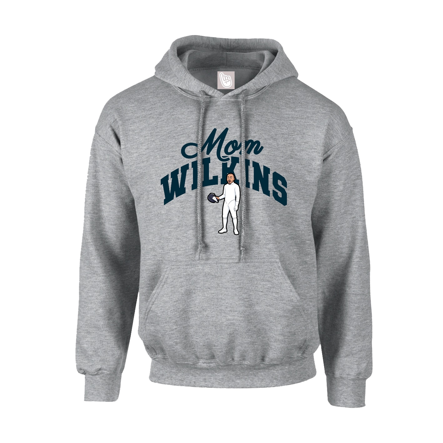 Hoodie — Mothers Day Arch in Grey