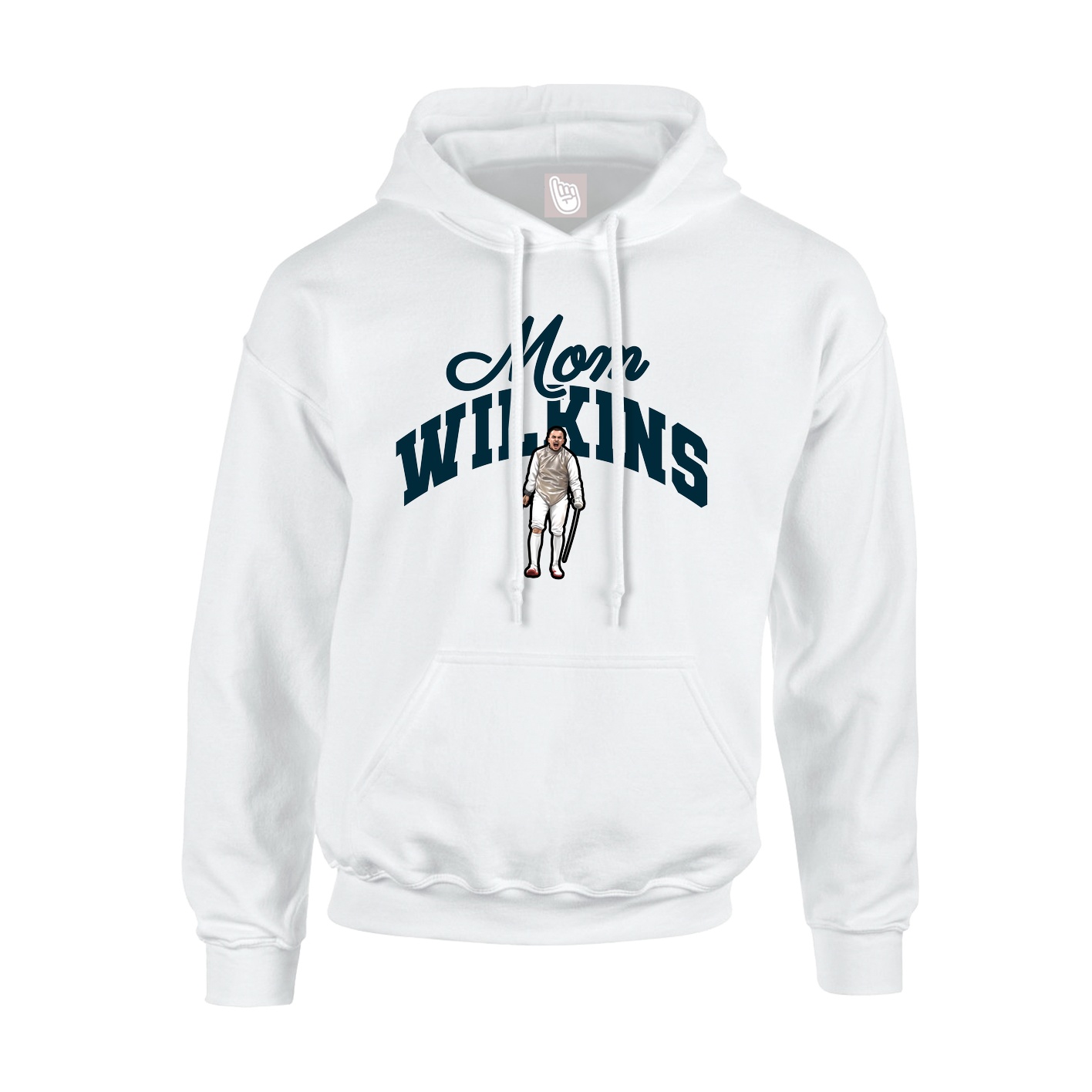 Youth Hoodie — Mothers Day Arch in White