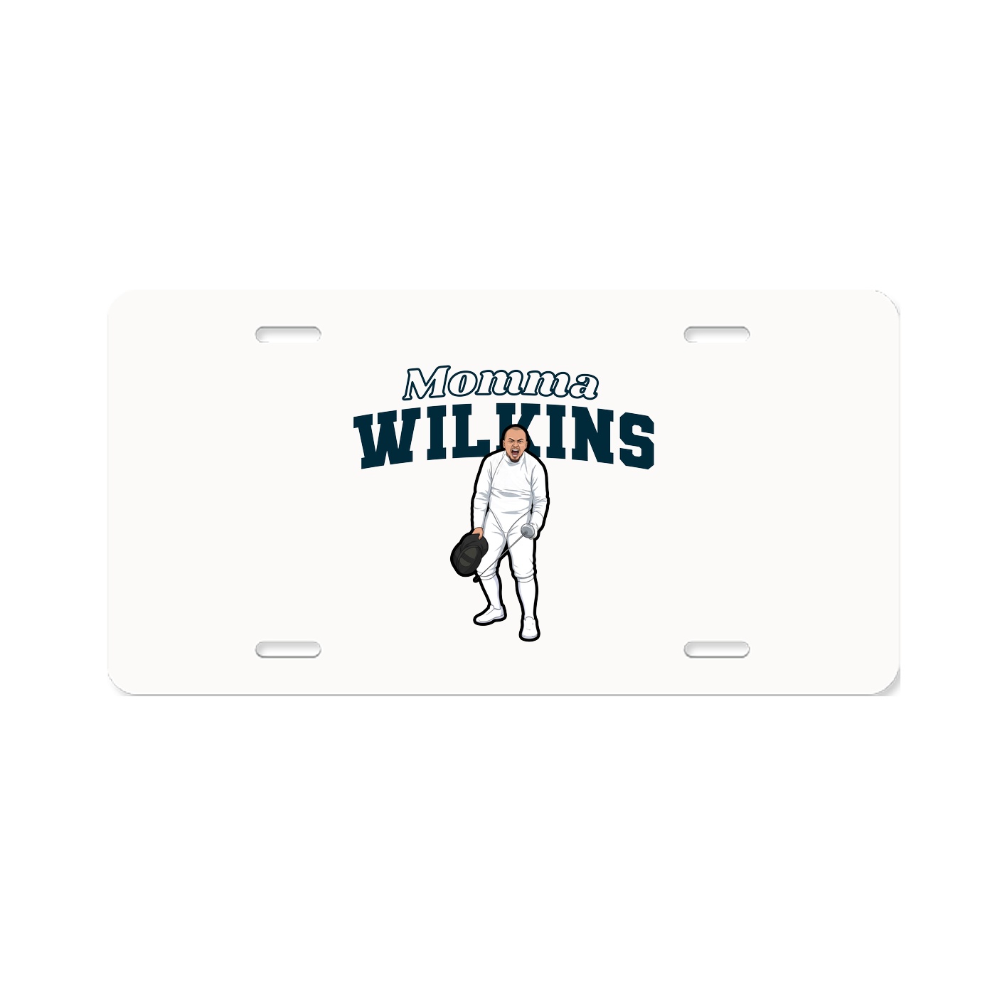 License Plate — Mothers Day Block in Classic