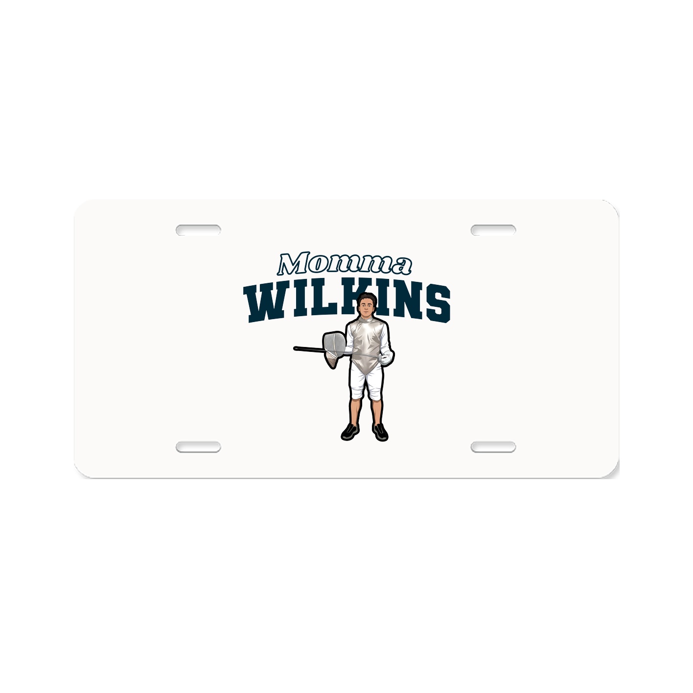 License Plate — Mothers Day Block in Classic