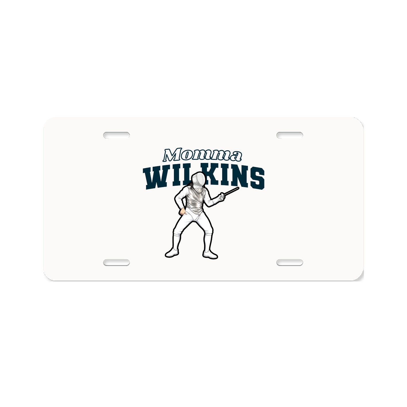 License Plate — Mothers Day Block in Classic