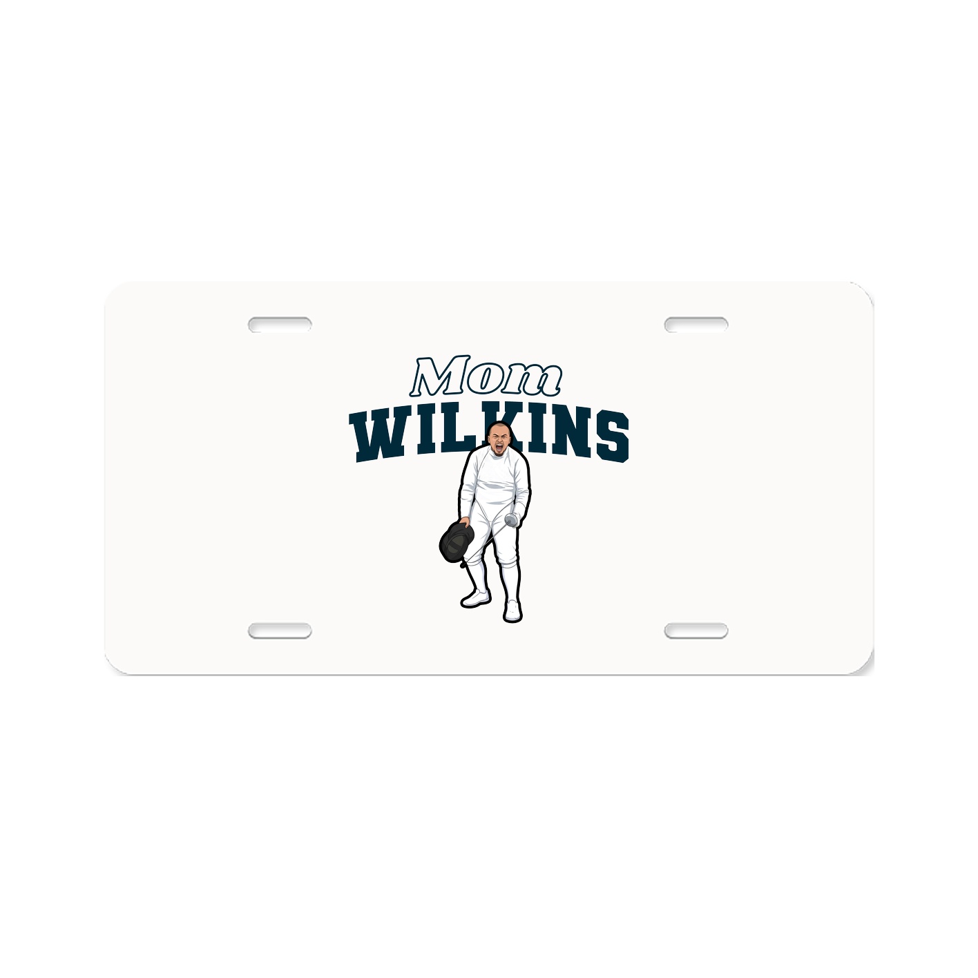 License Plate — Mothers Day Block in Classic