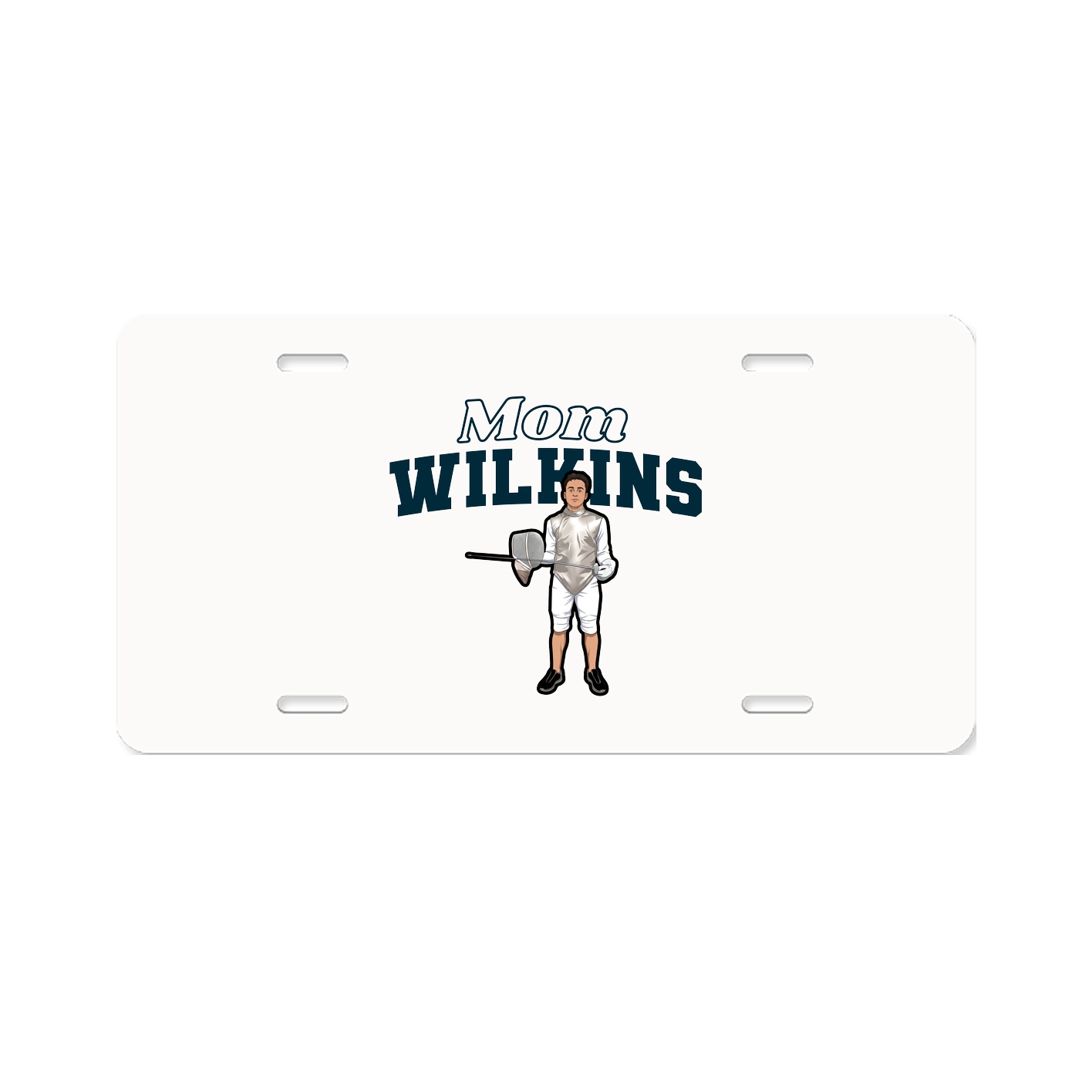 License Plate — Mothers Day Block in Classic