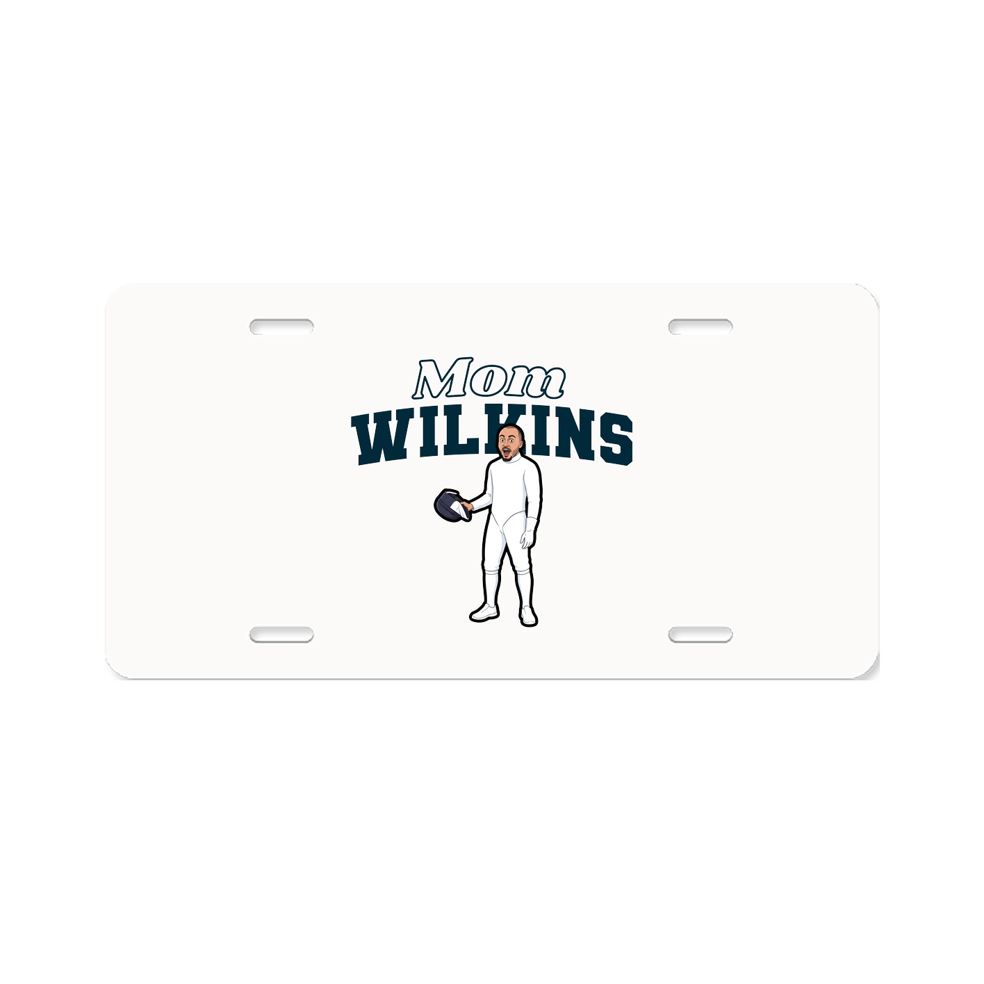 License Plate — Mothers Day Block in Classic