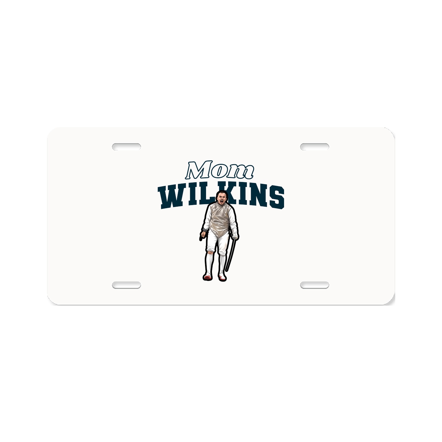 License Plate — Mothers Day Block in Classic