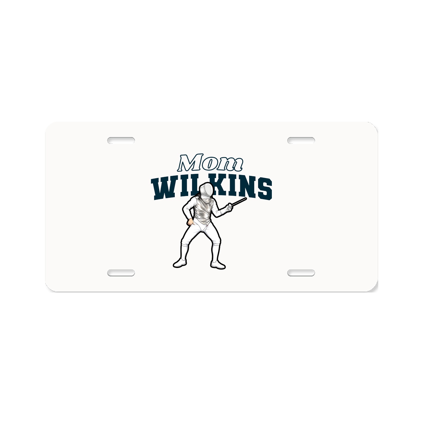 License Plate — Mothers Day Block in Classic