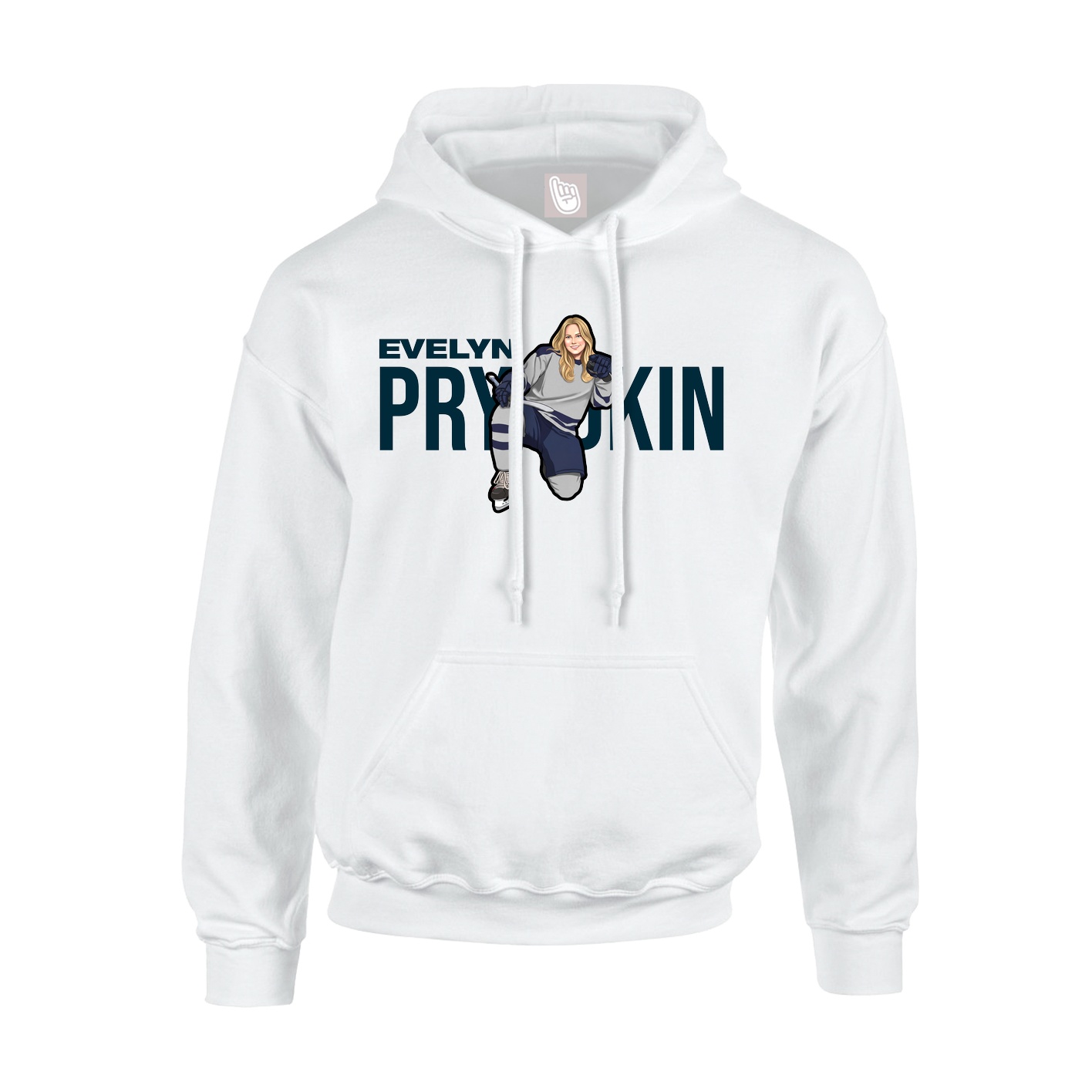 Hoodie — Player Name in White