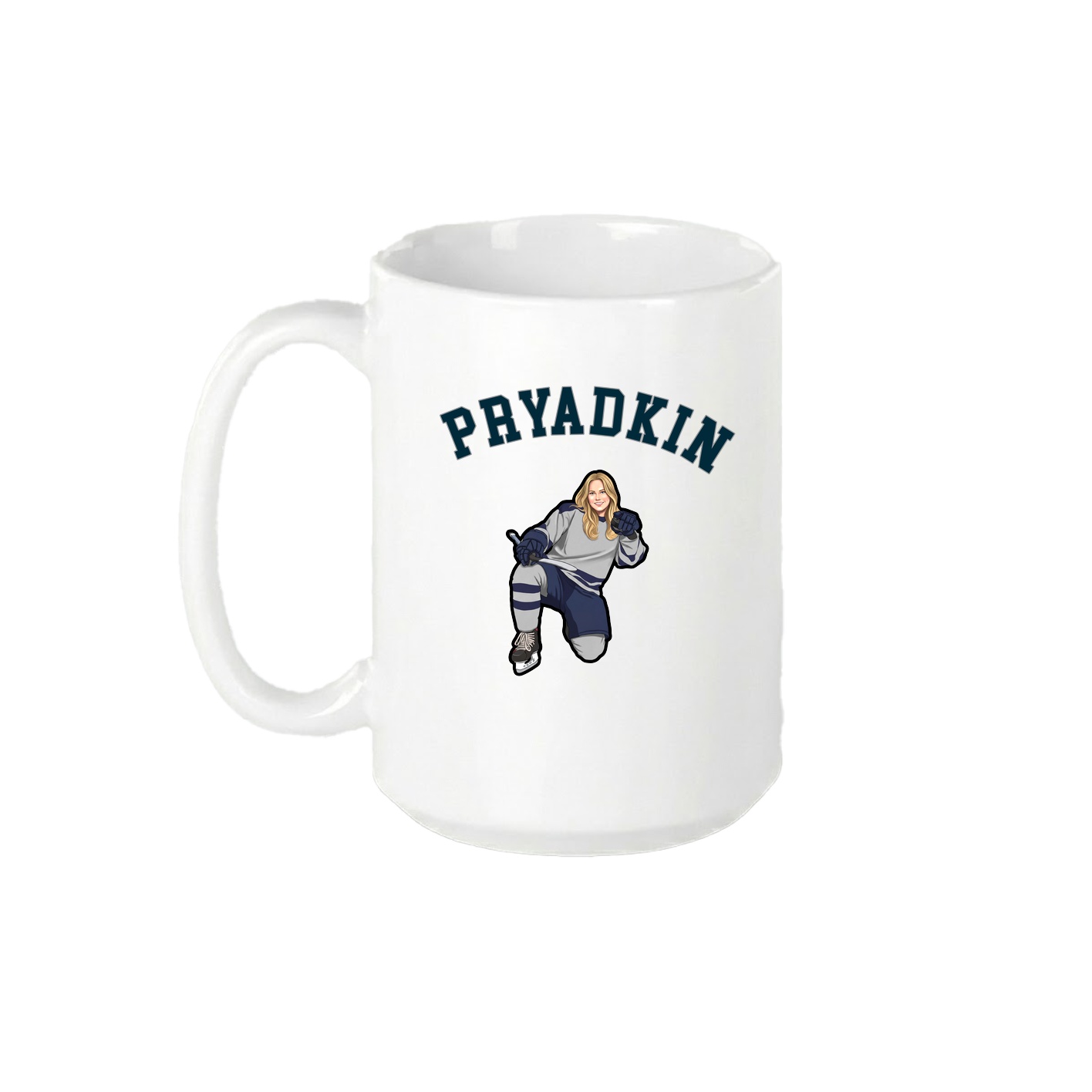 15oz Coffee Mug — Shirsey Arch in White