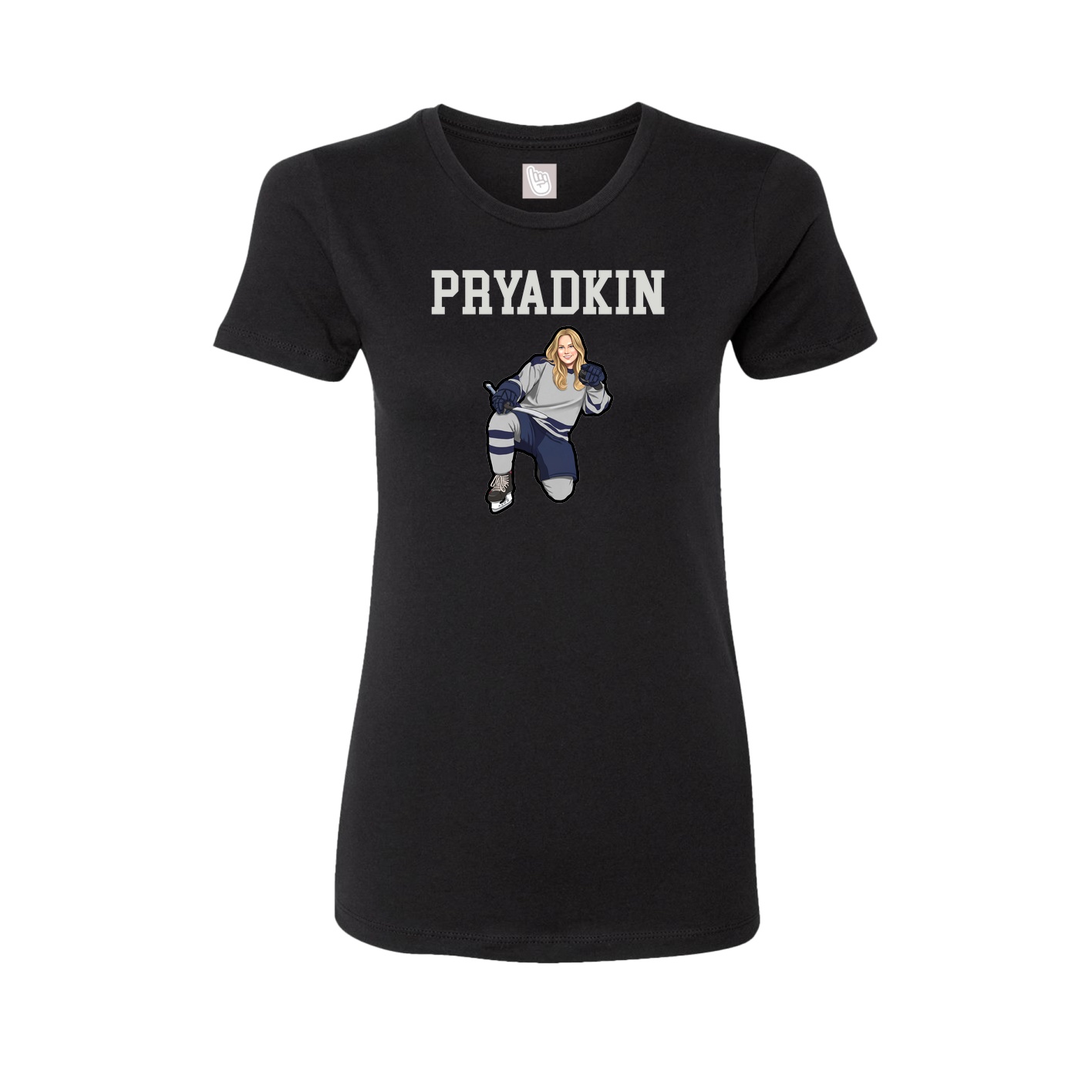 Fitted Women's Tee — Shirsey in Black