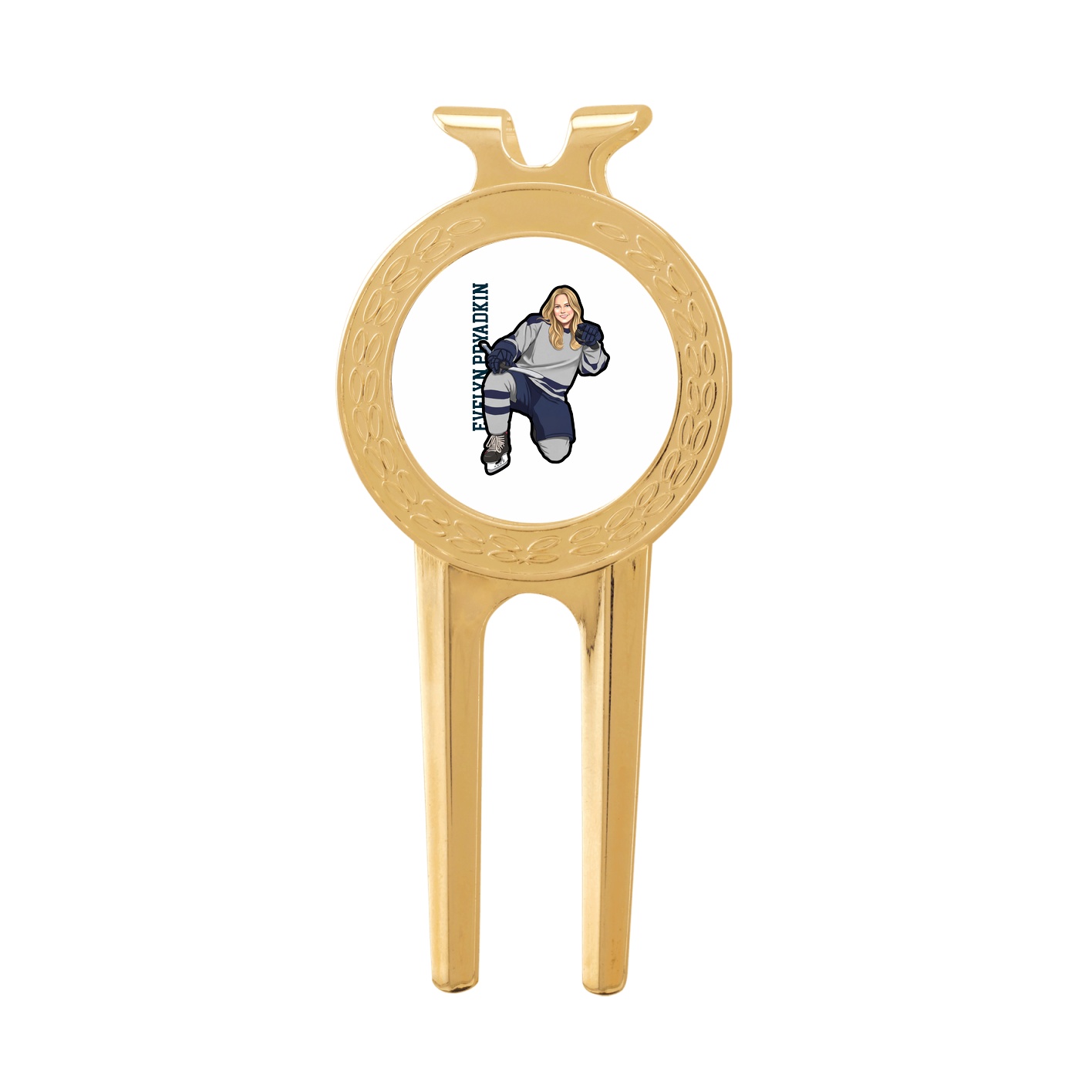 Divot Tool with Ball Marker — Name Vertical in Classic