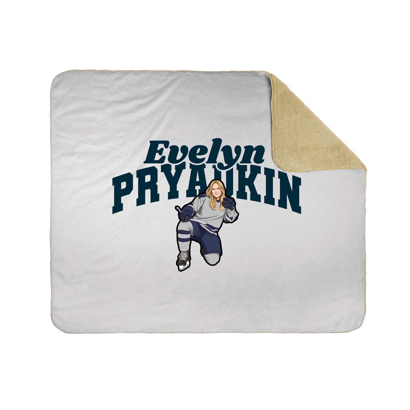 Throw Blanket — Signature Arch in White