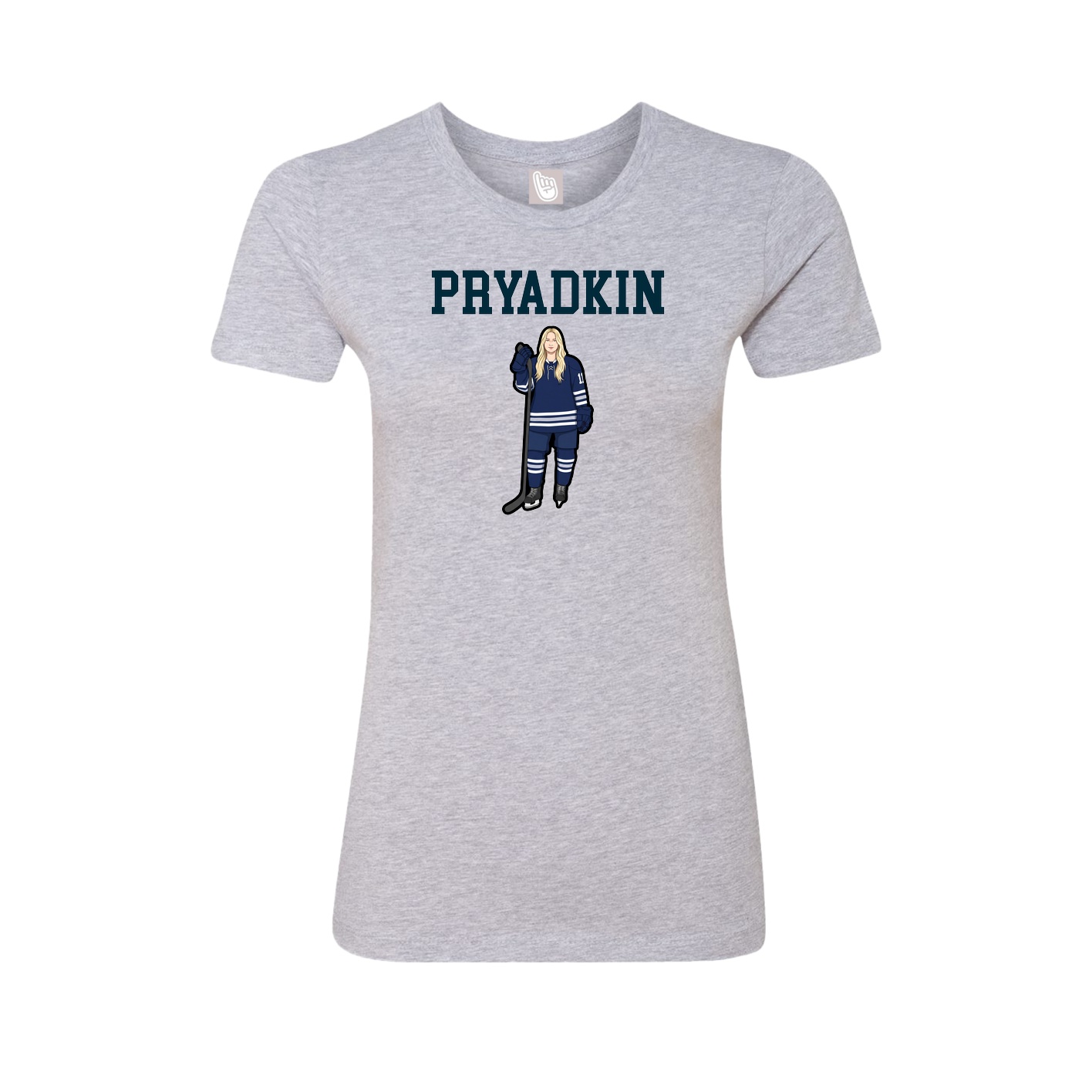 Fitted Women's Tee — Shirsey in Grey