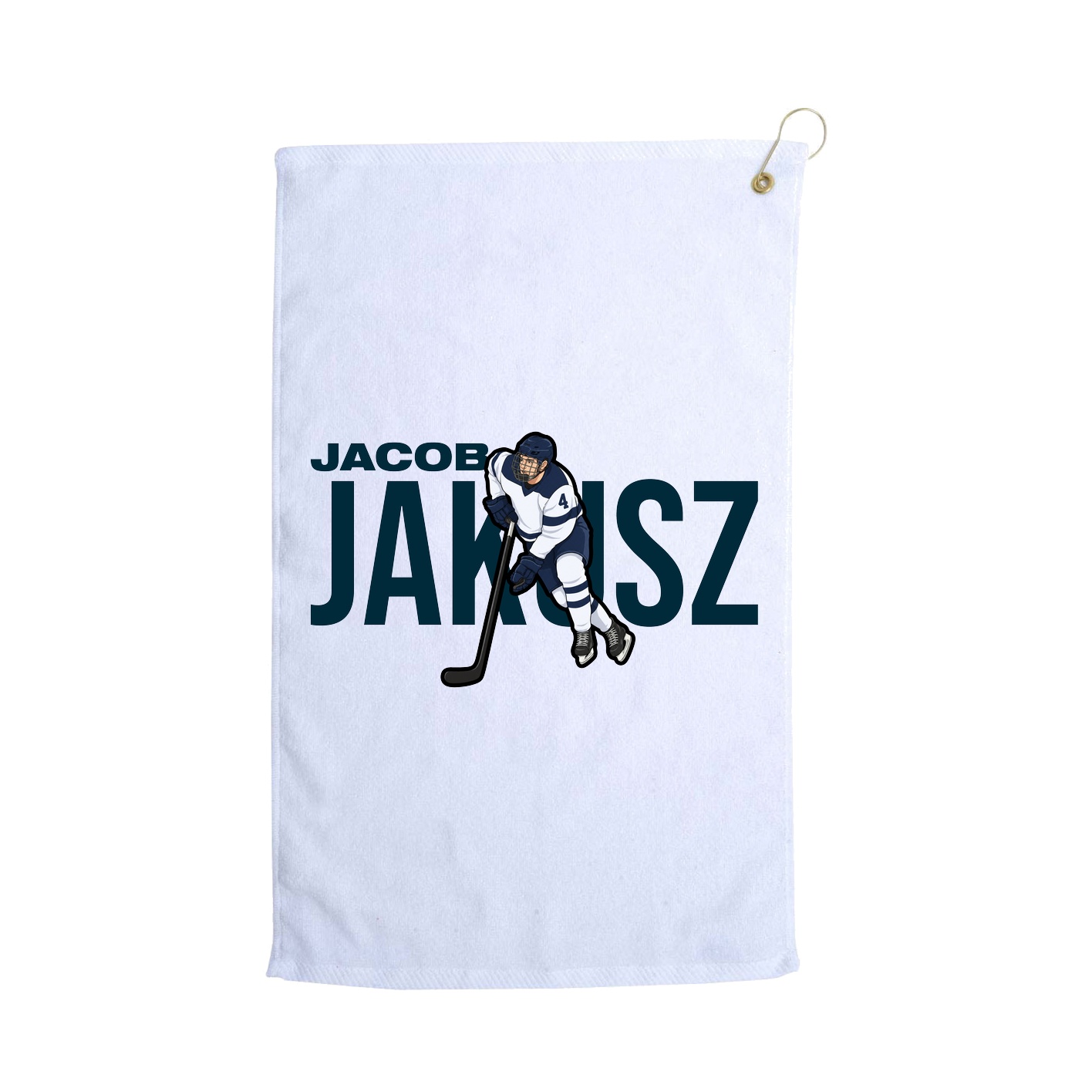 Golf Towel — Player Name in White