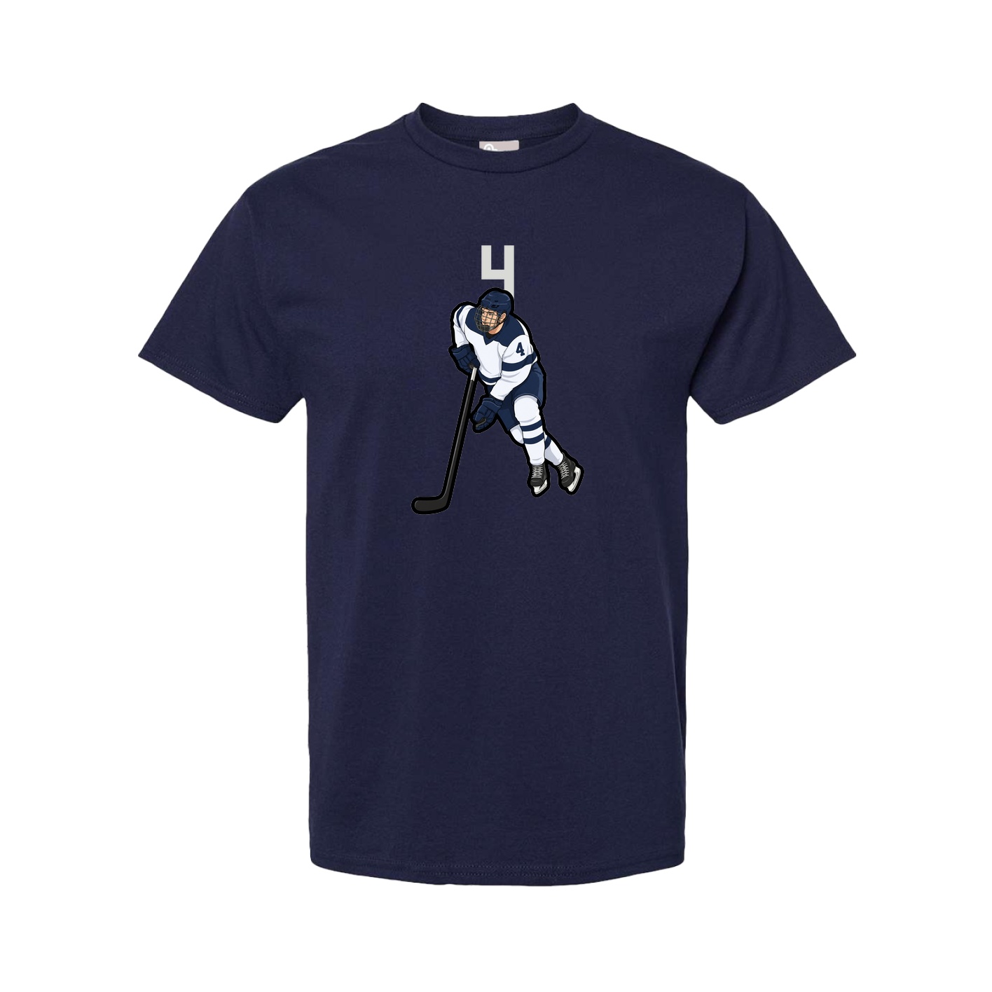 Youth Tee — Number Top in Navy