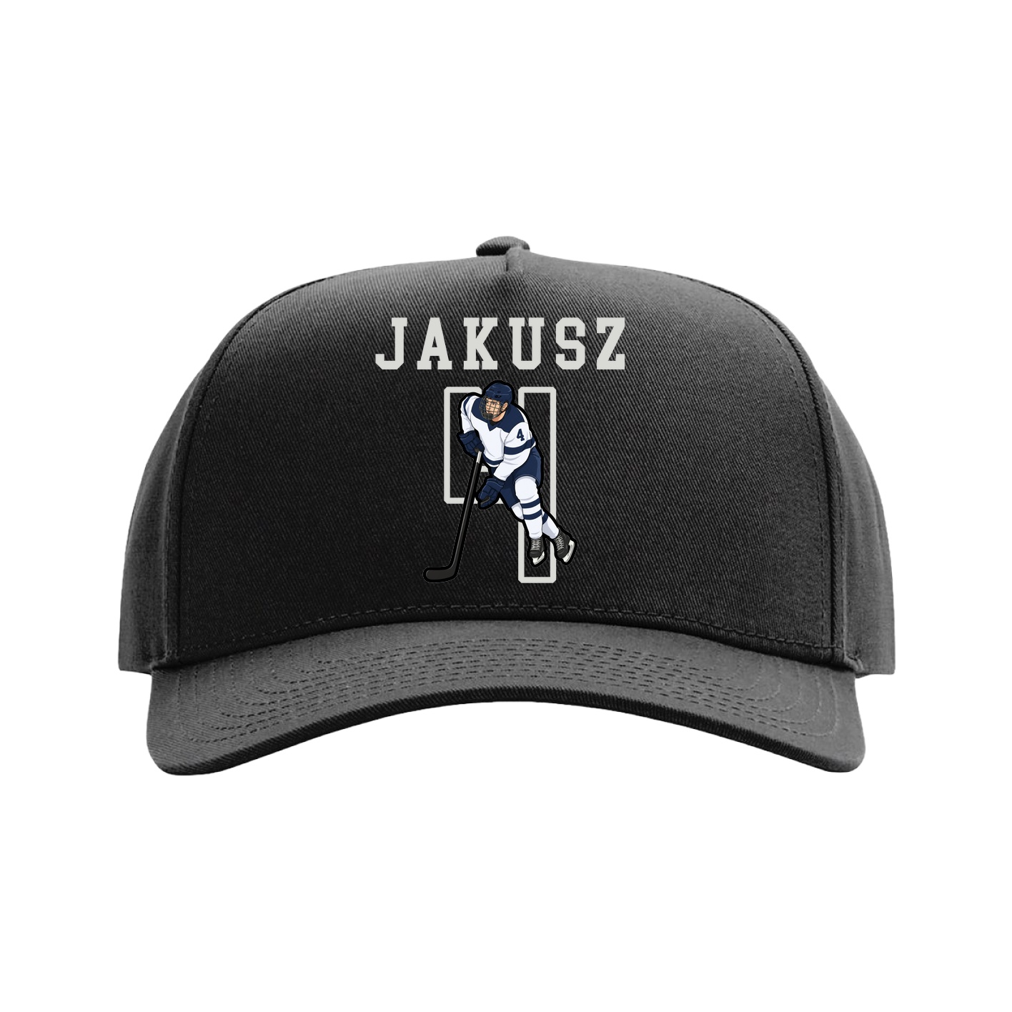 Full Fabric Five-Panel Champ Cap — Shirsey in Black