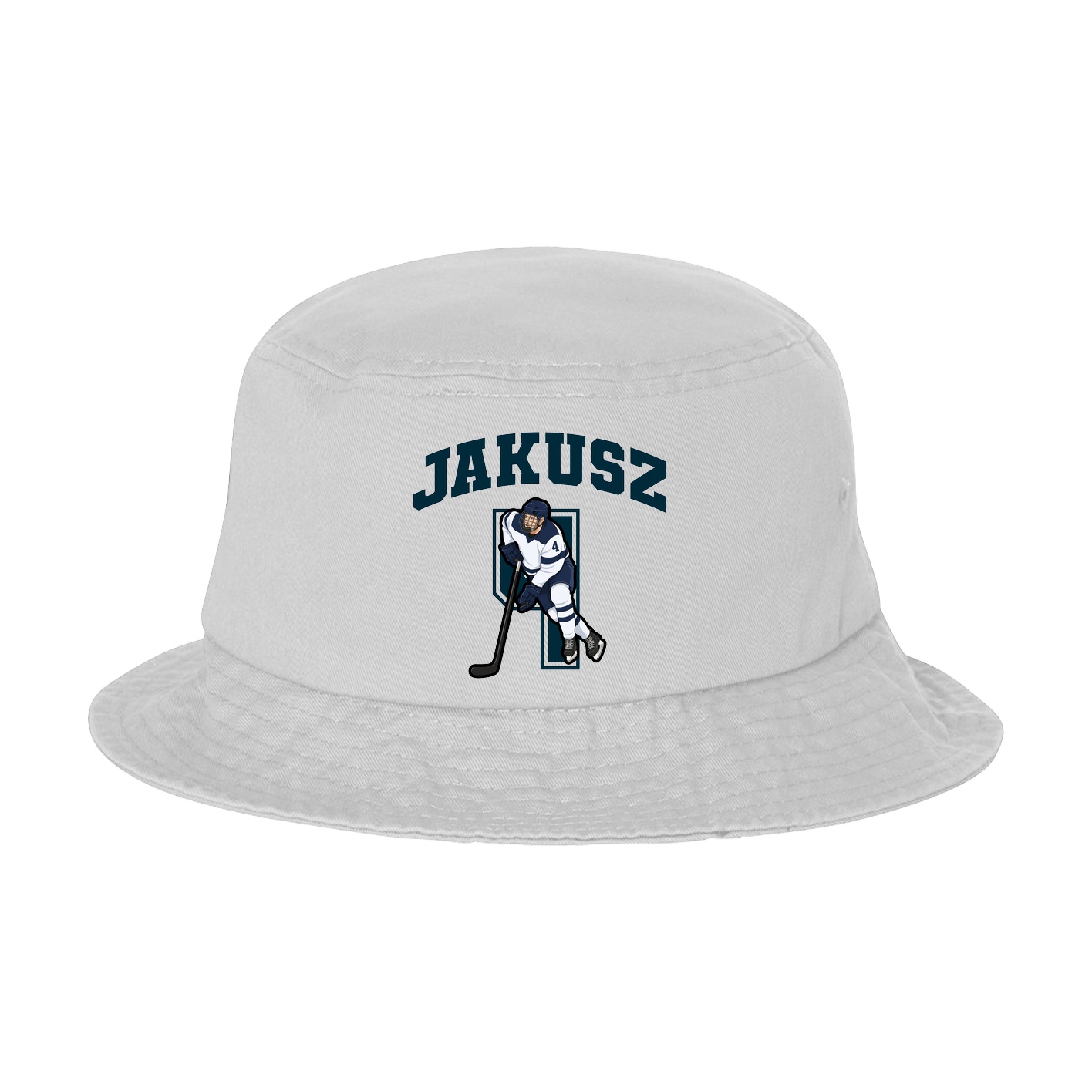 Bucket Cap — Number in White