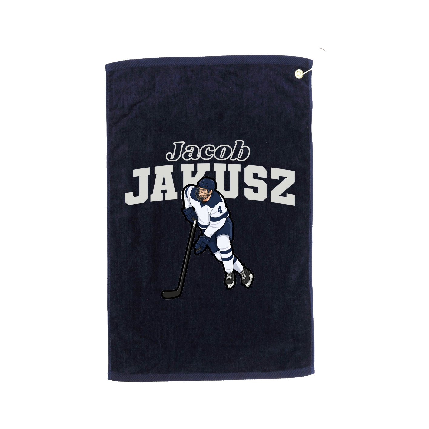 Golf Towel — Name Arch in Navy